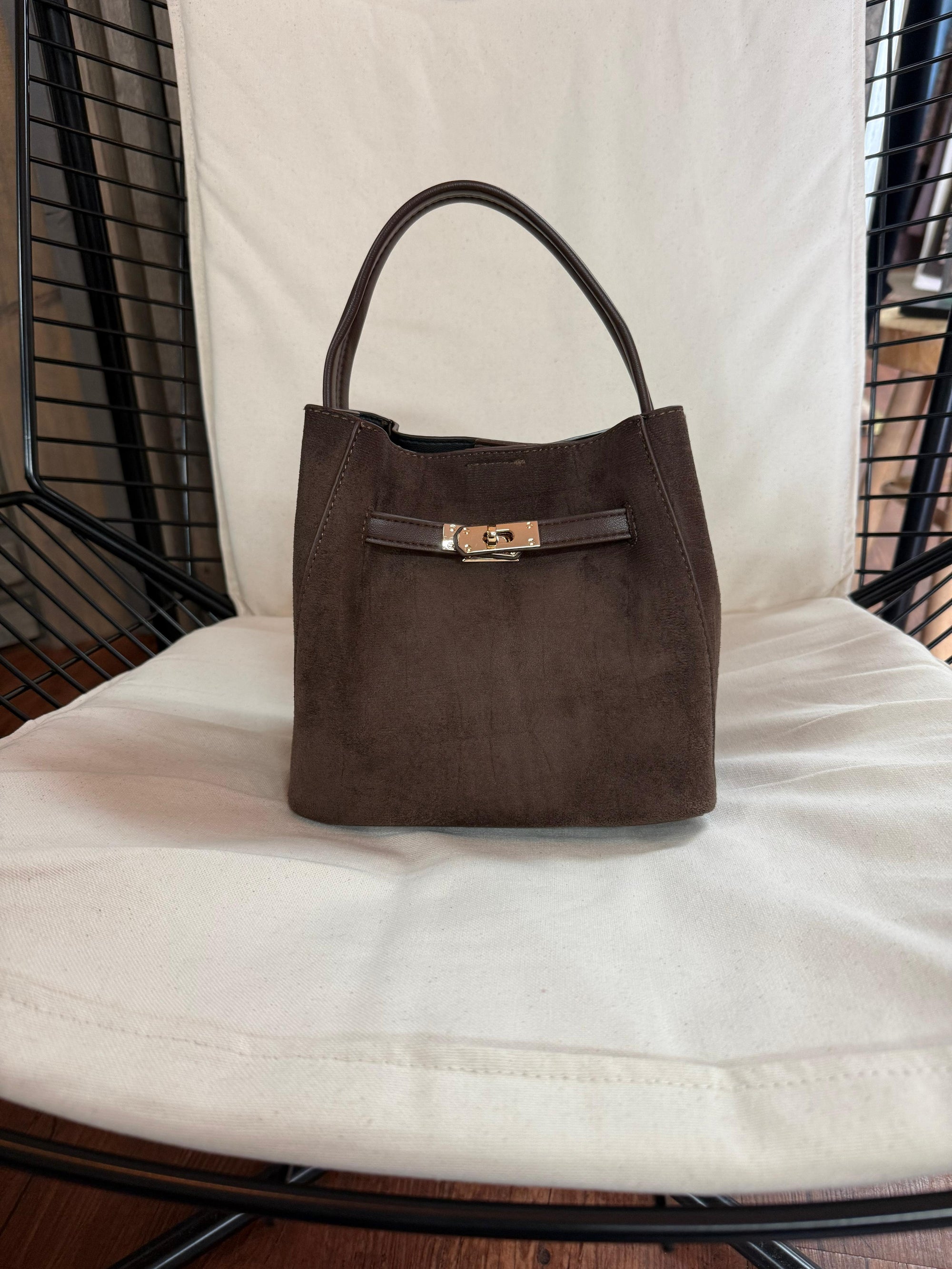Tasche in Schokobraun