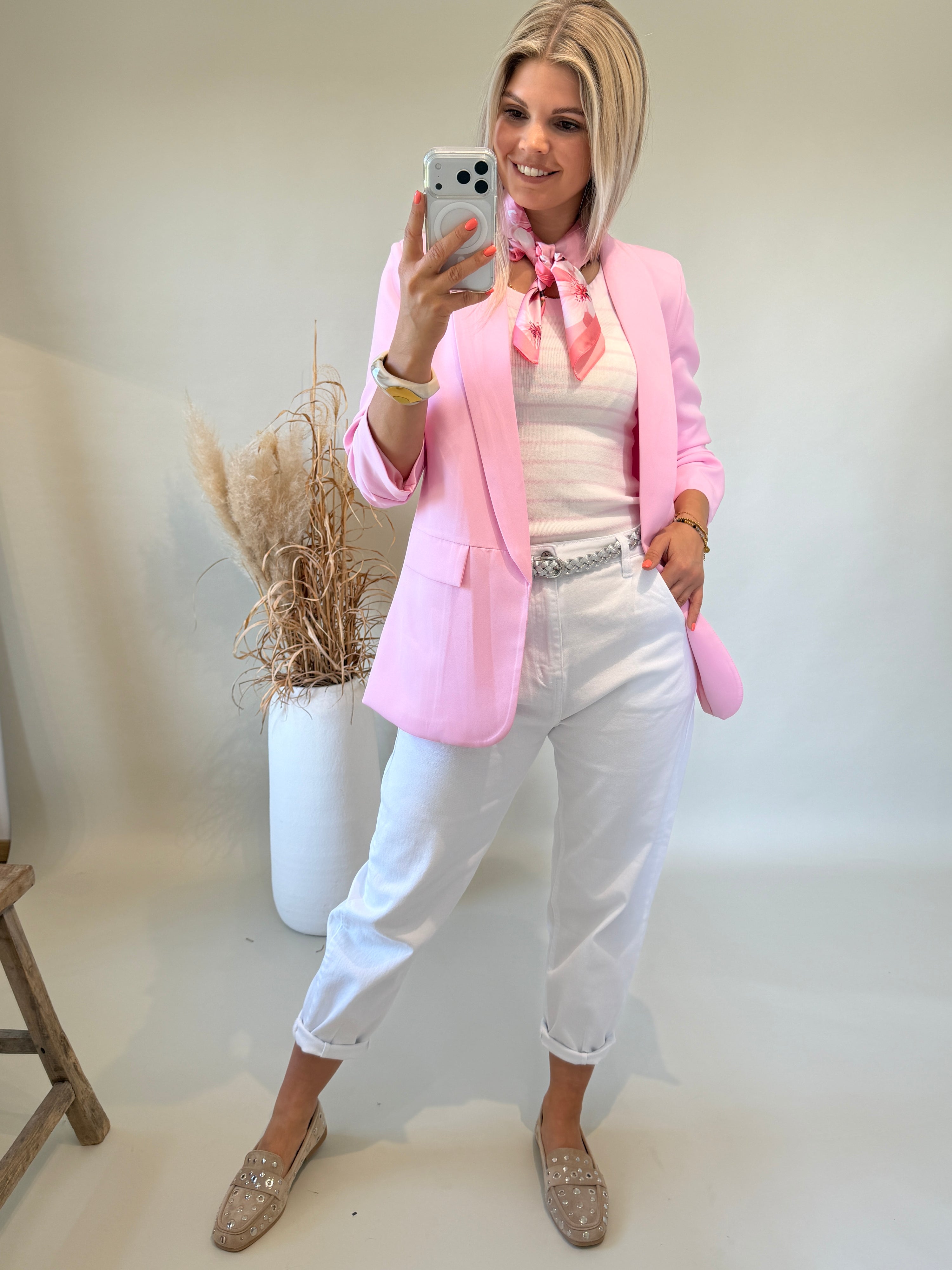 Jeans in Weiß ( Ballon)