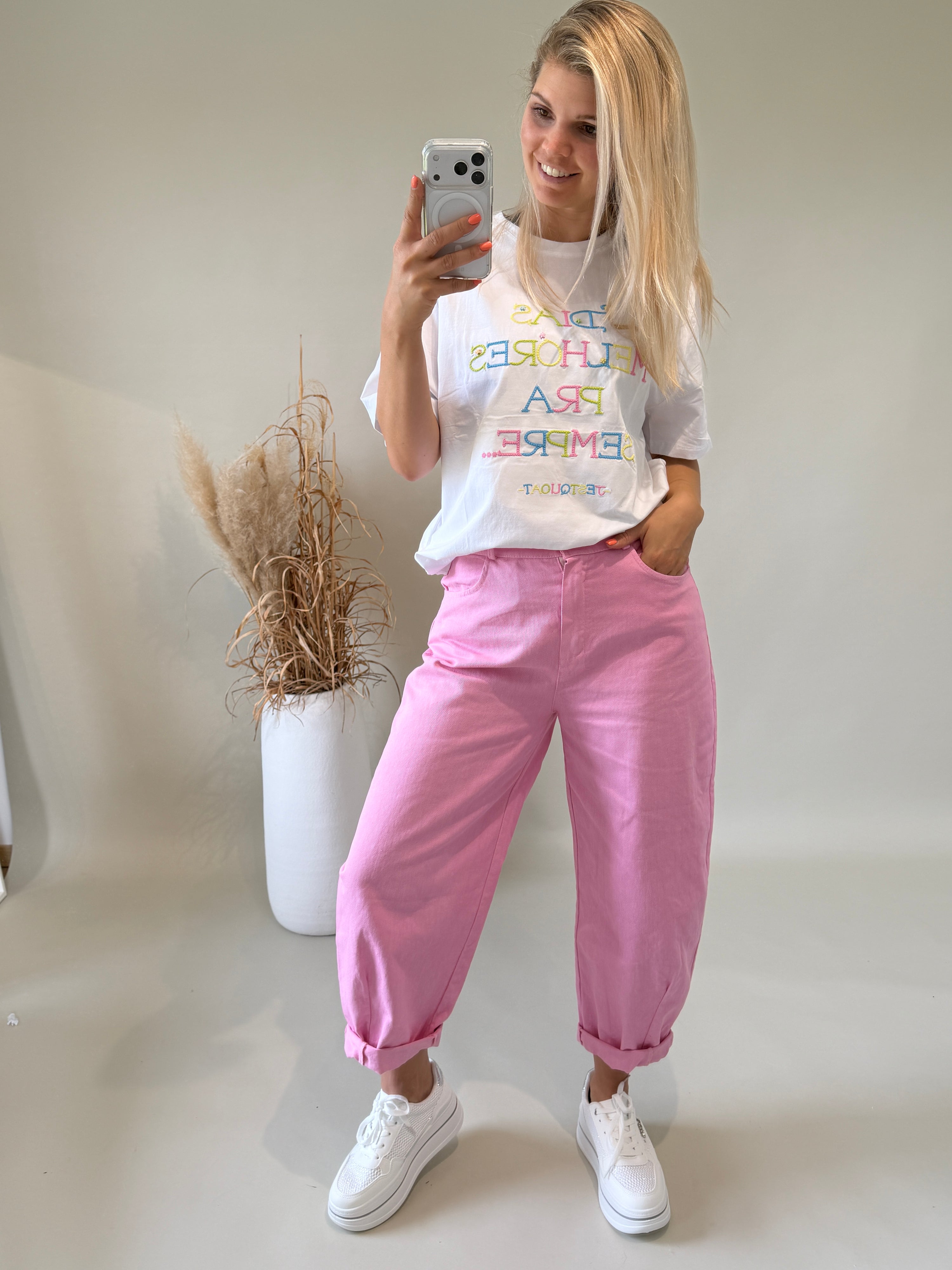 Jeans ( Ballon ) in Rosa
