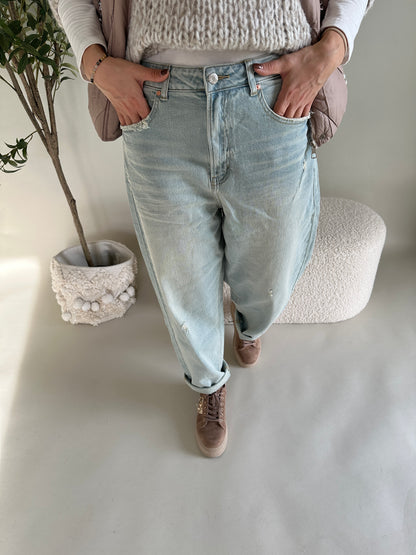 Jeans in Retro-Auswaschung (Ballonhose)