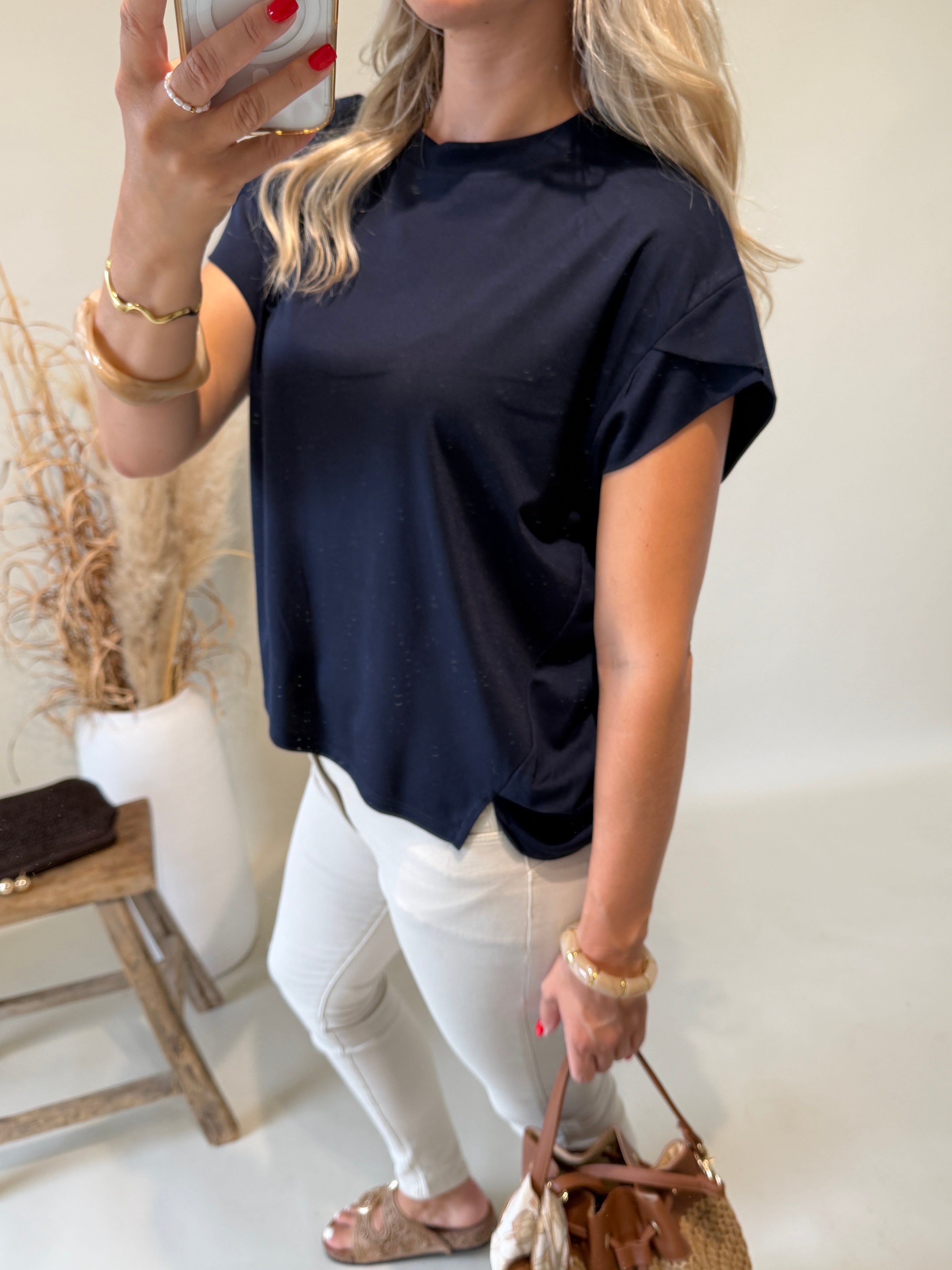 T - Shirt in Dunkelblau