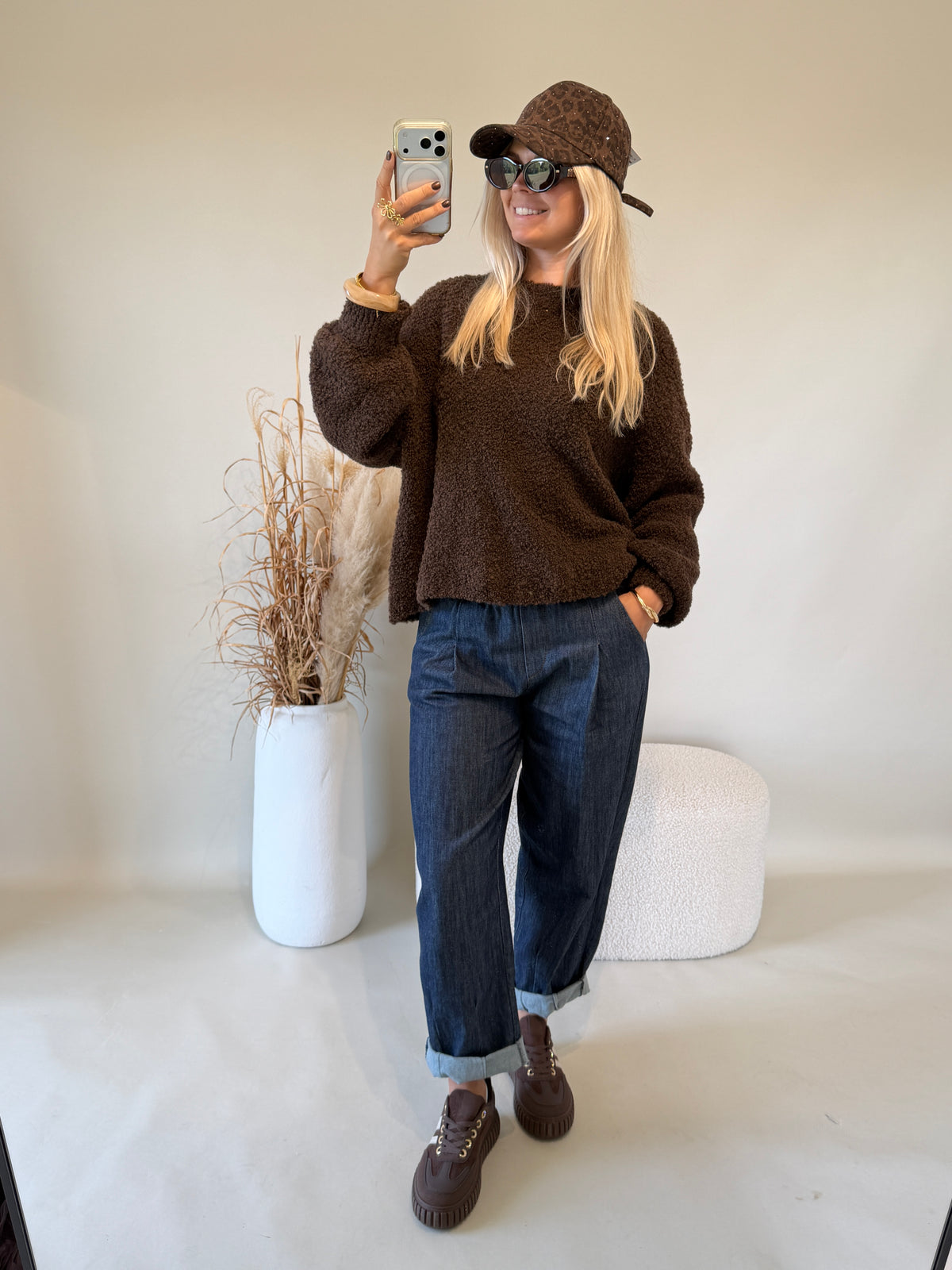 Pullover in Schokobraun
