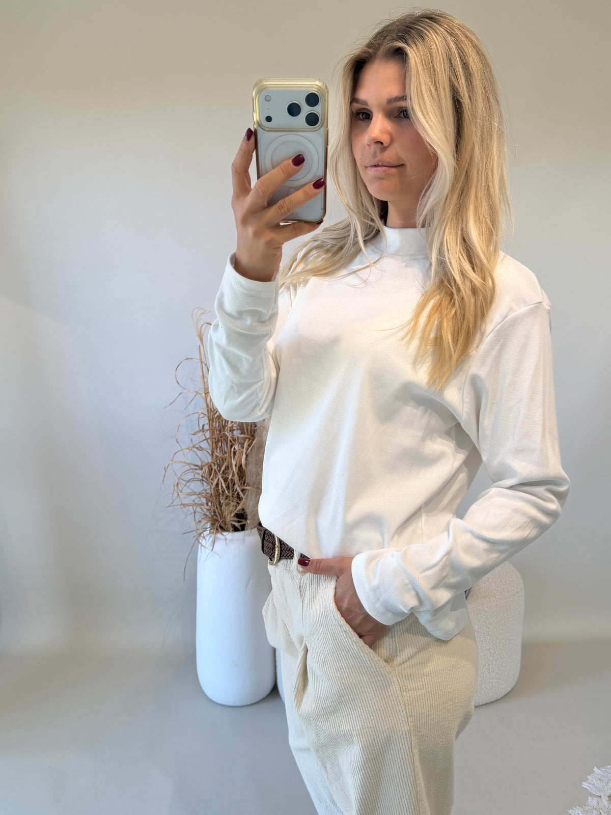 Shirt in Weiß