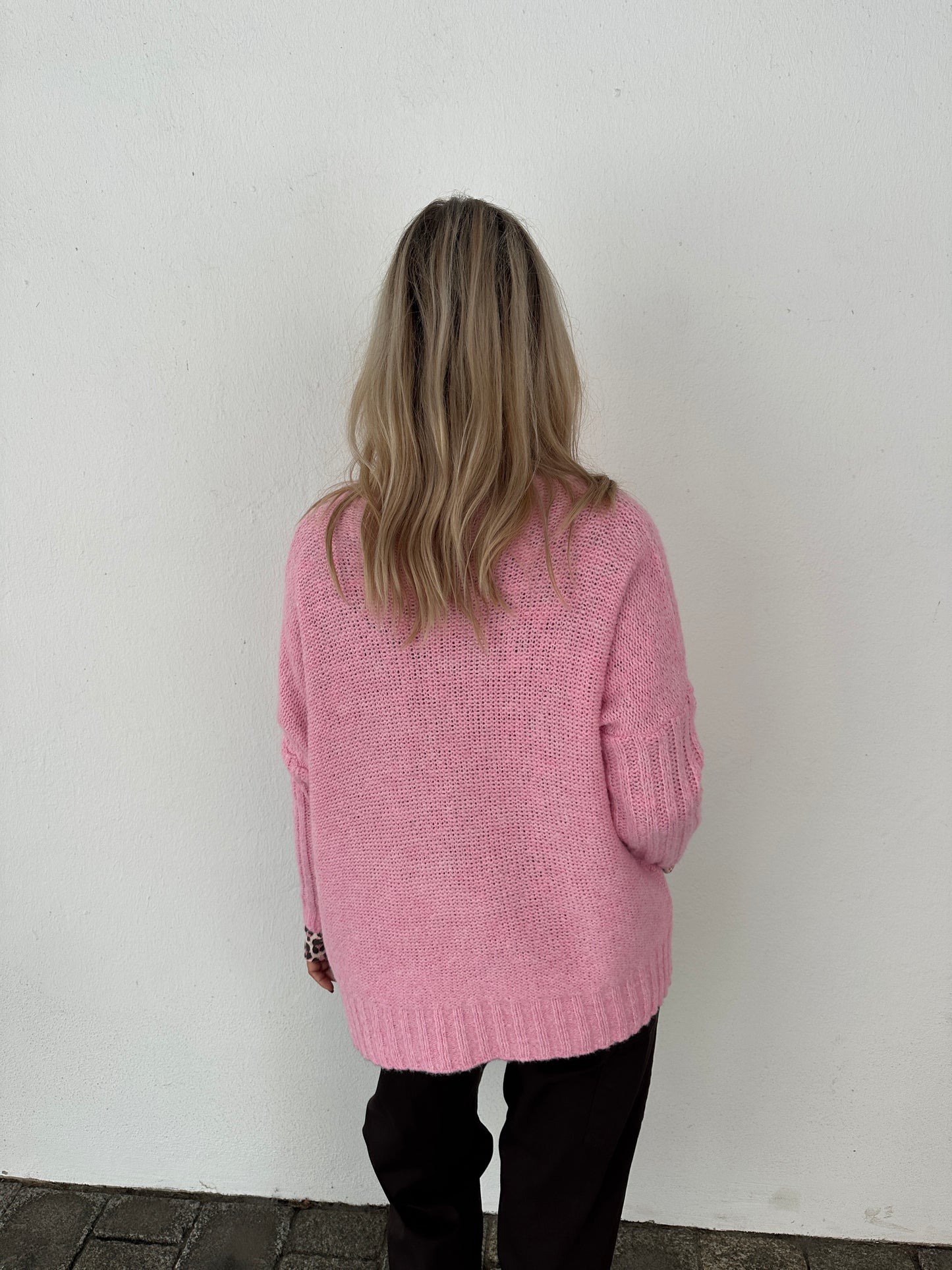 pullover in rosa