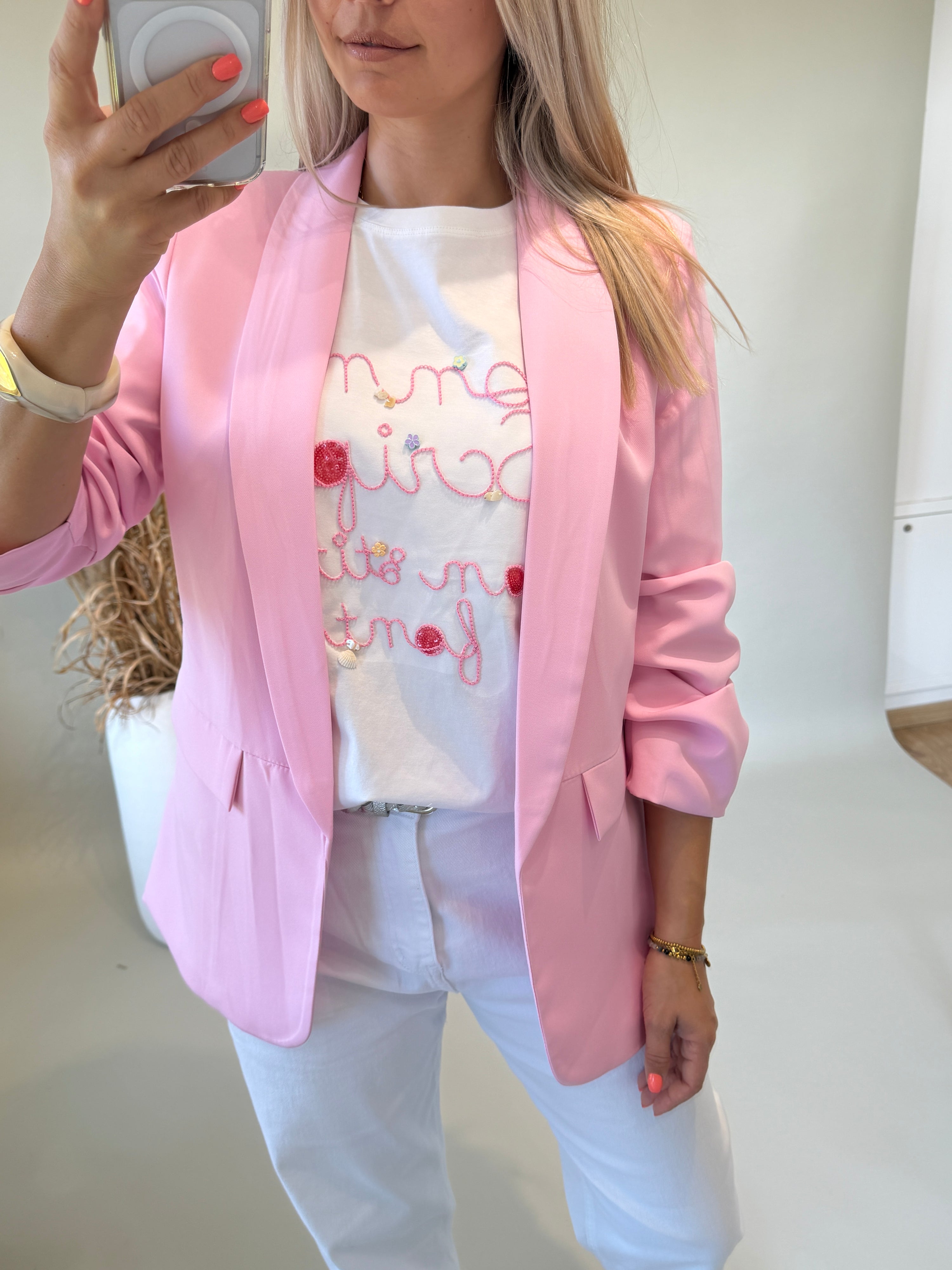Blazer in Rosa