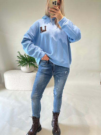 Jeans mit Gummizug hinten