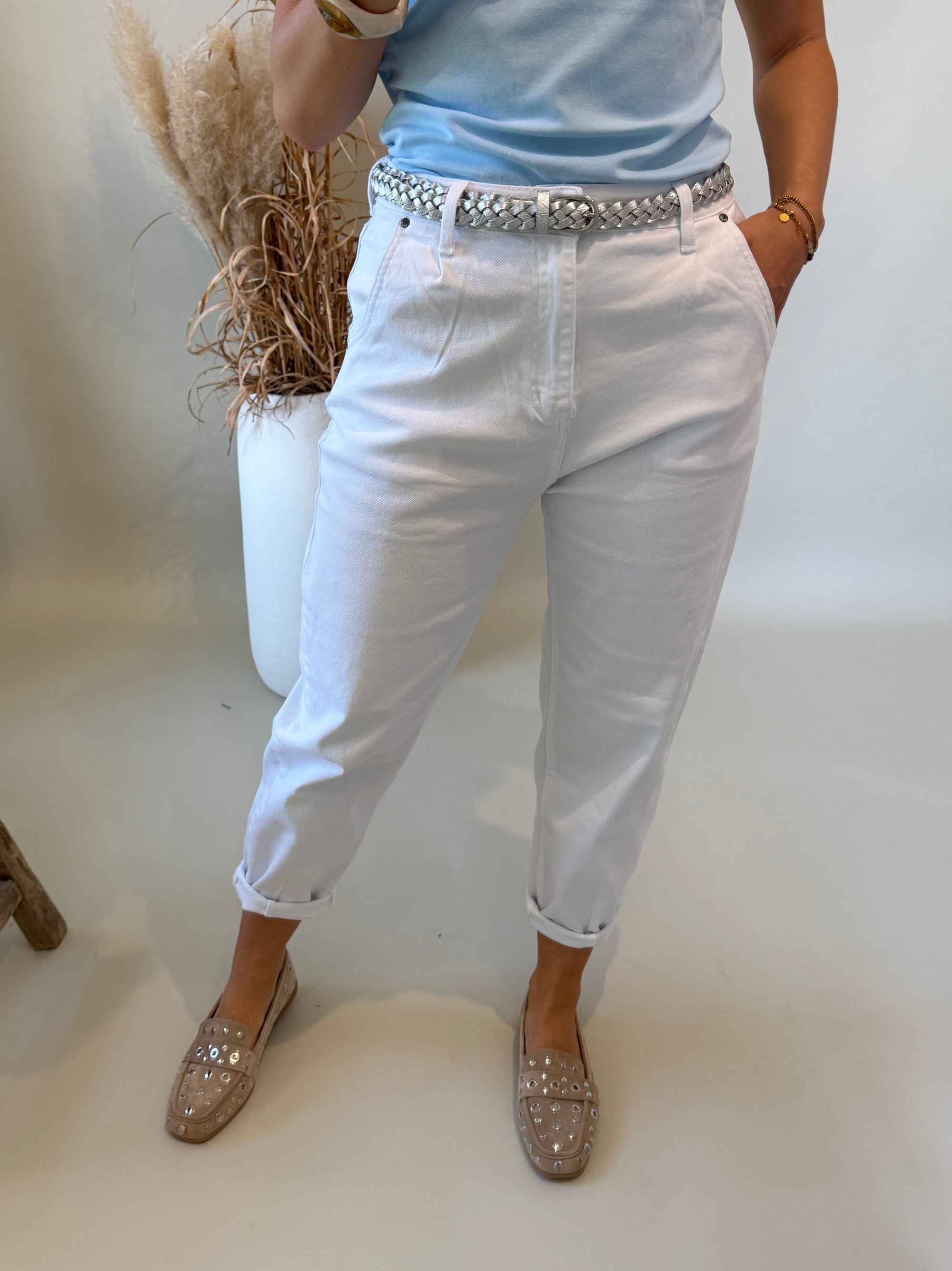 Jeans in Weiß ( Ballon)