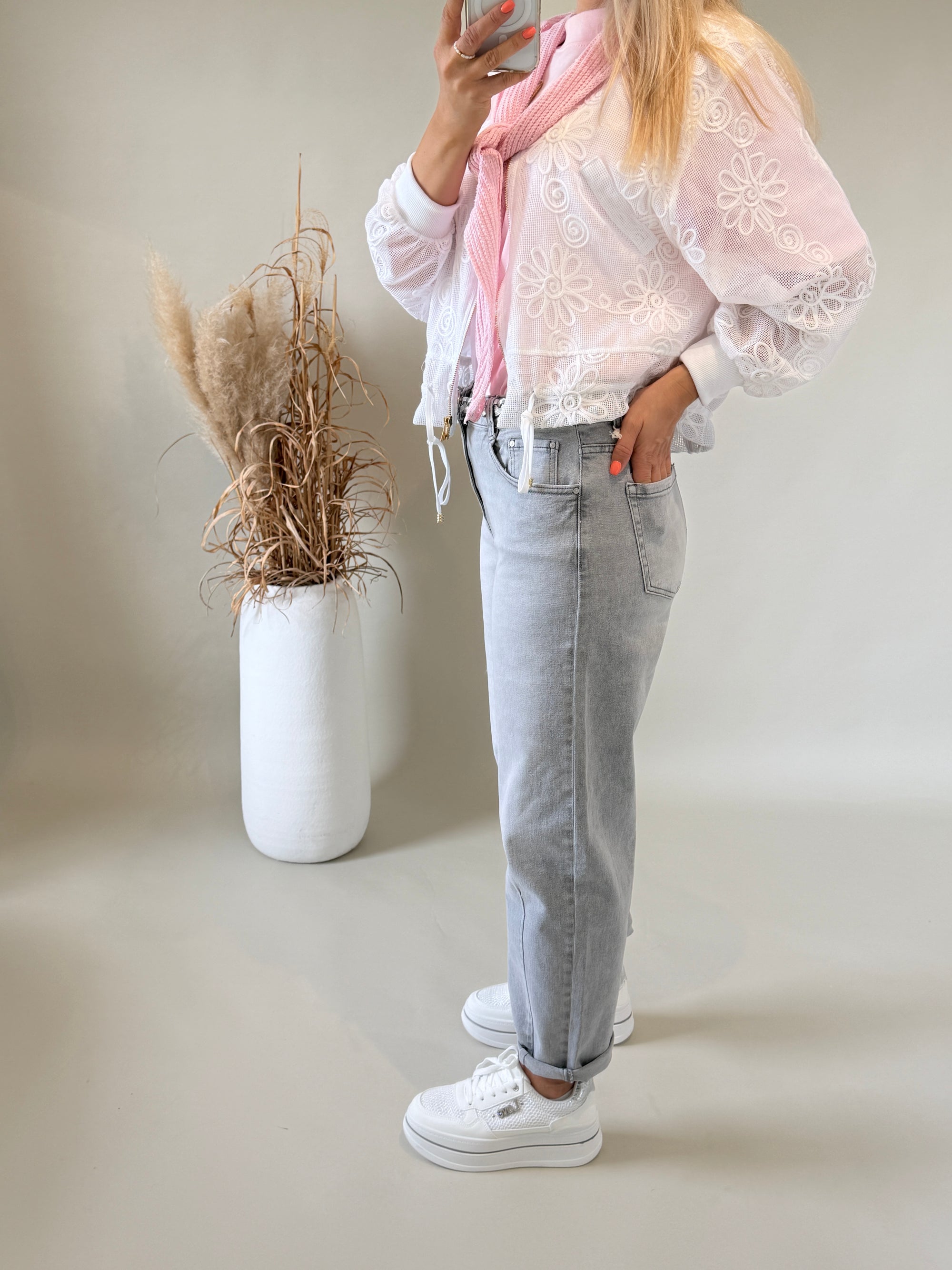 Jeans in Hellgrau ( Ballon )