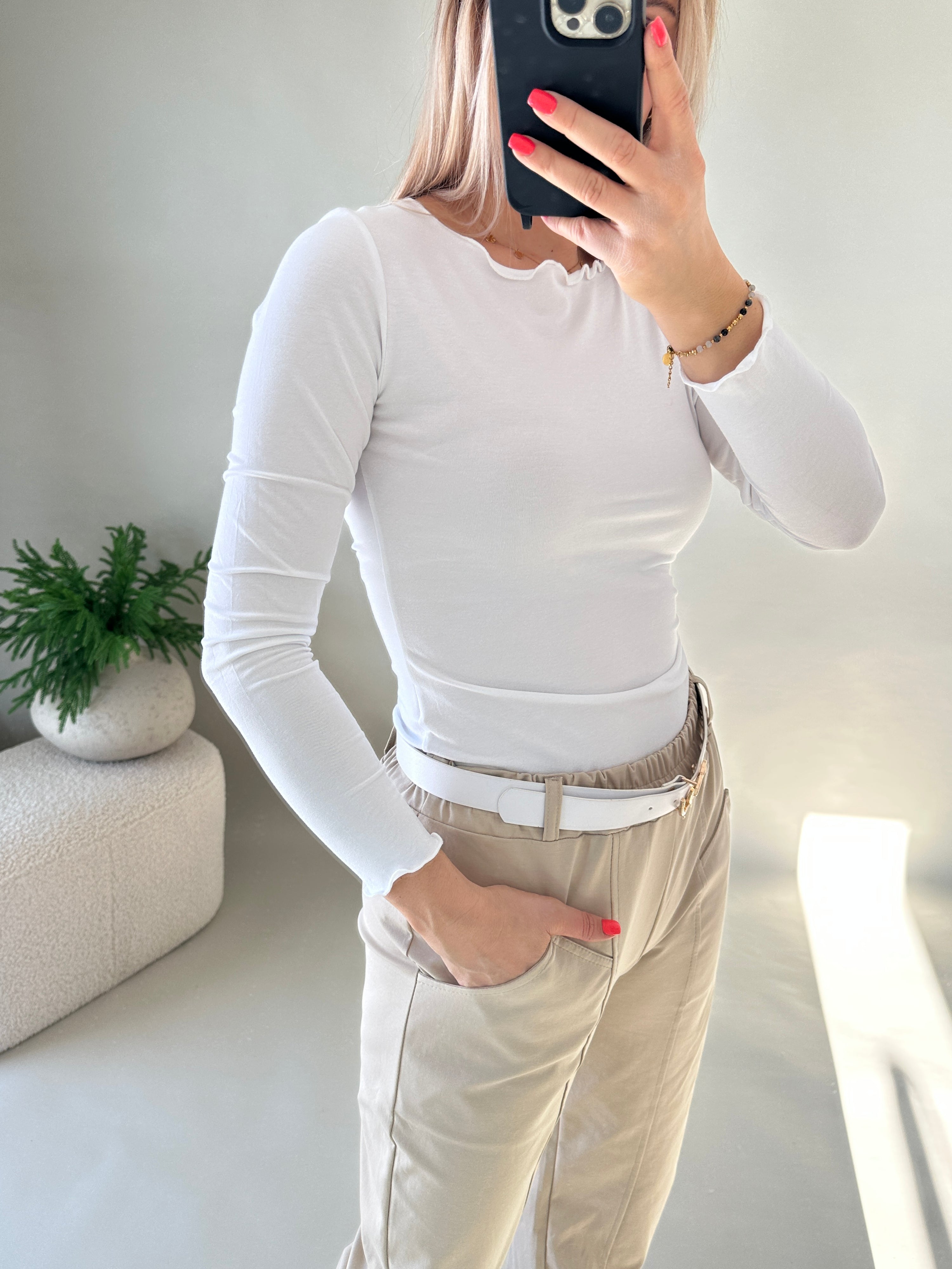 Shirt in Weiß