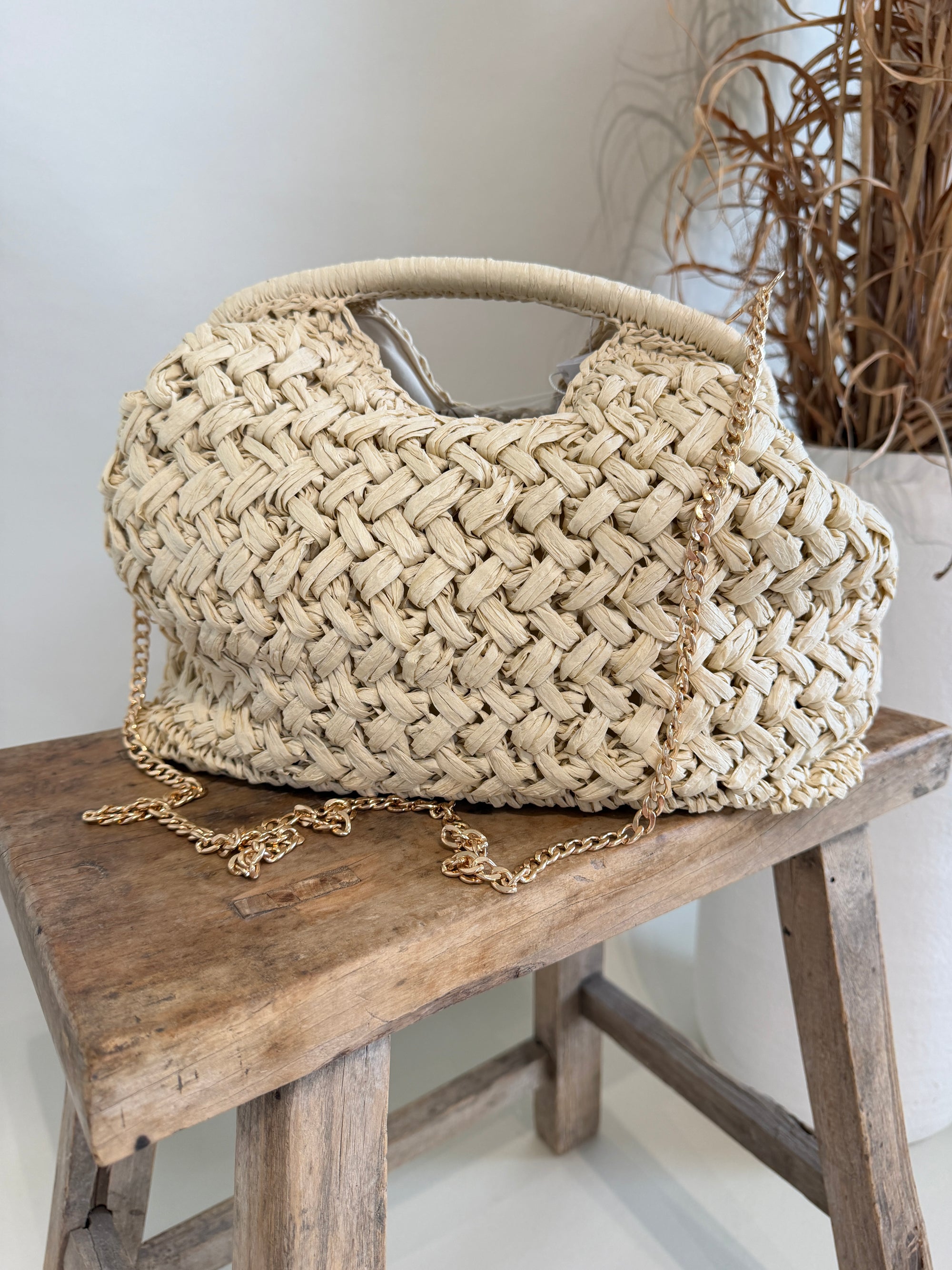 Tasche in Beige ( Bast )