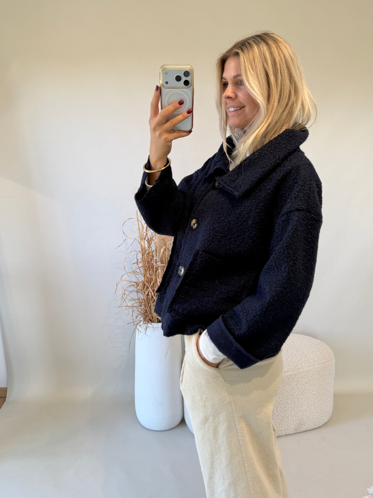 Jacke in Dunkelblau
