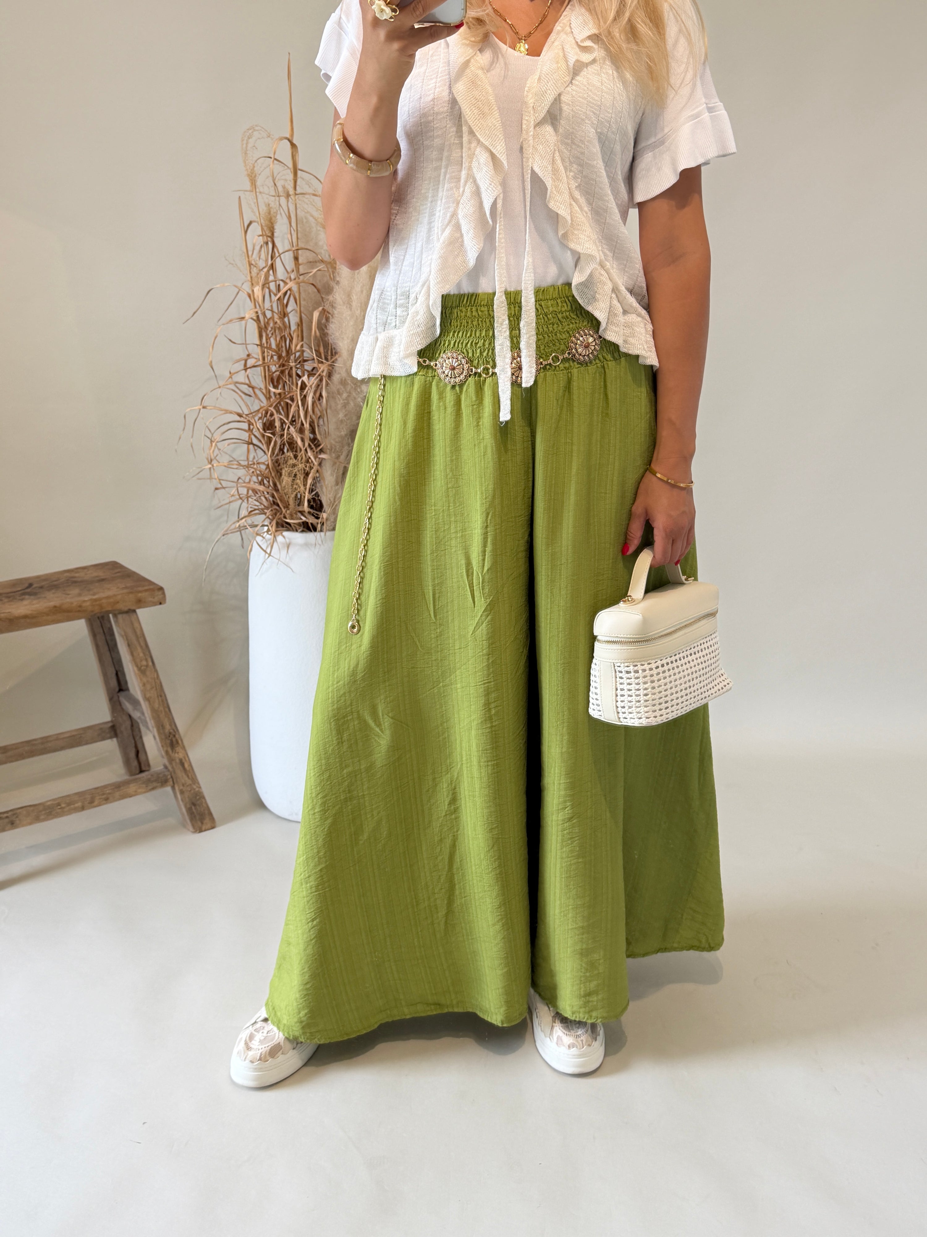 Hose in Apfelgrün