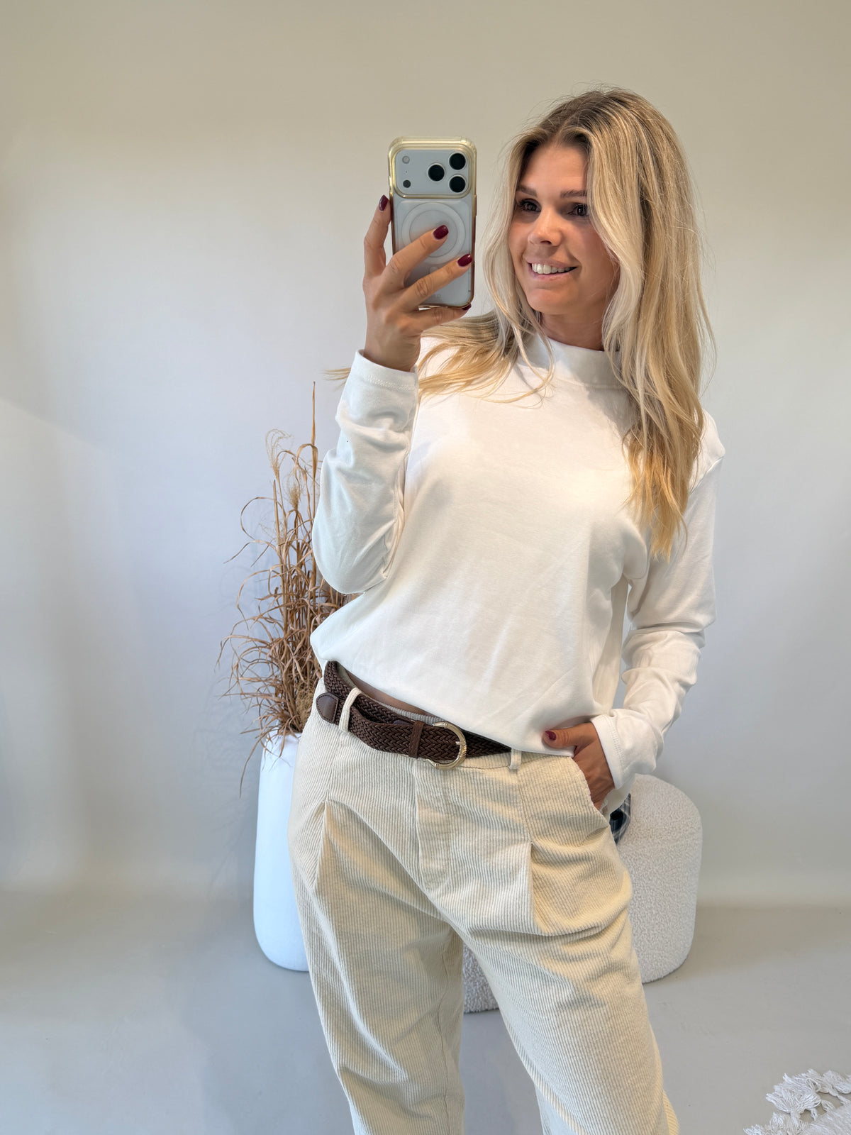 Shirt in Weiß