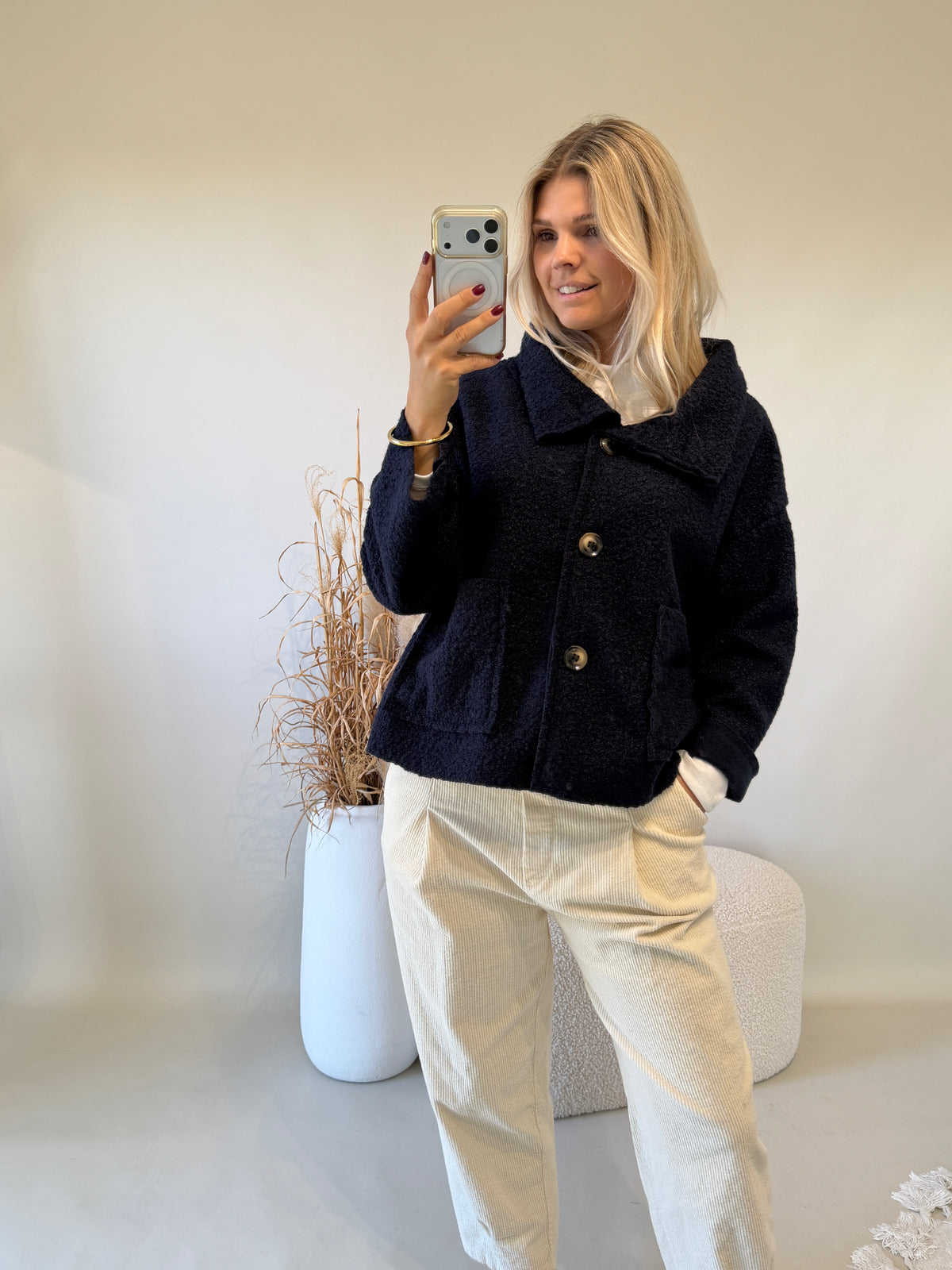 Jacke in Dunkelblau