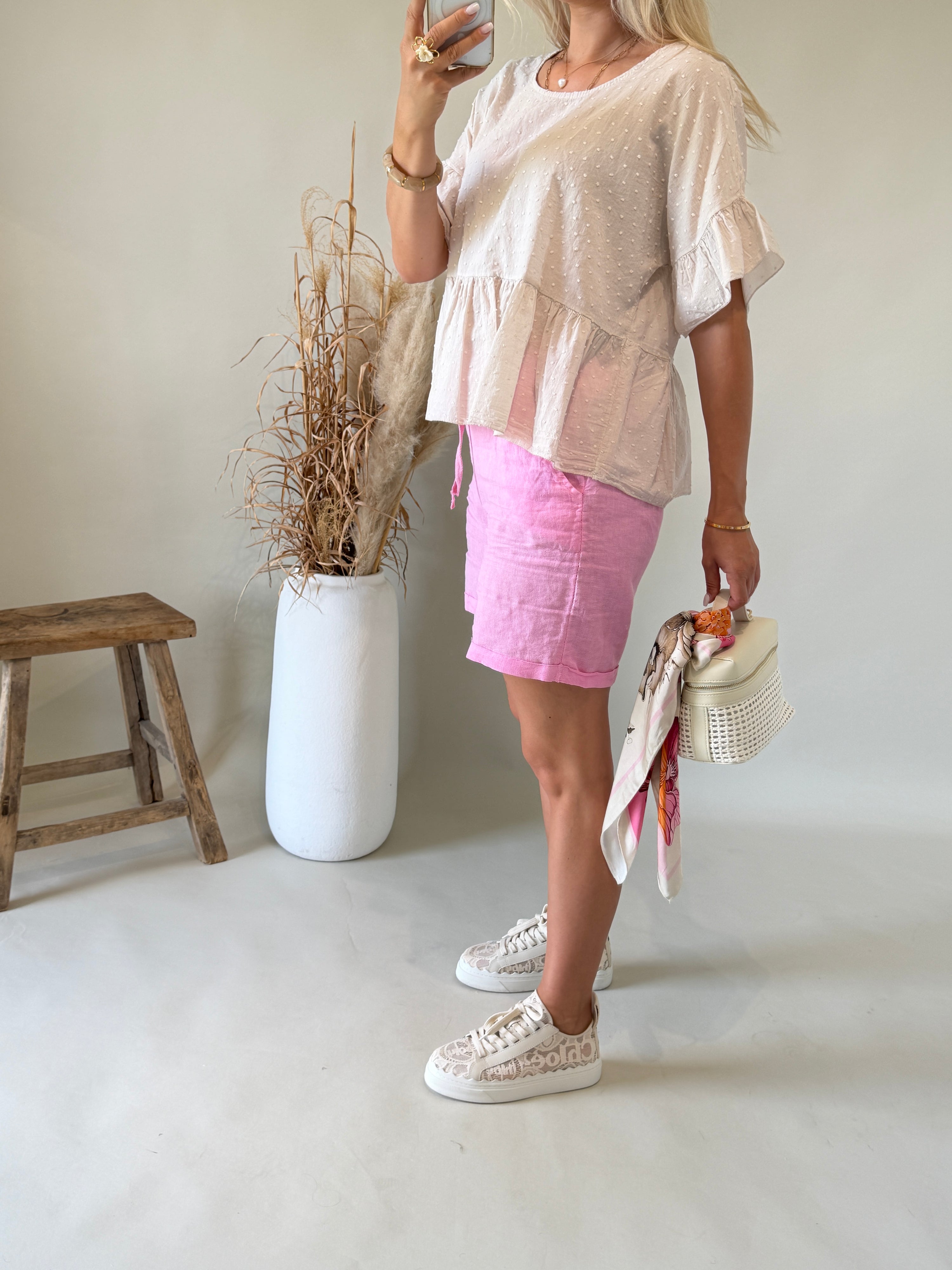 Hose (Kurz) in Rosa