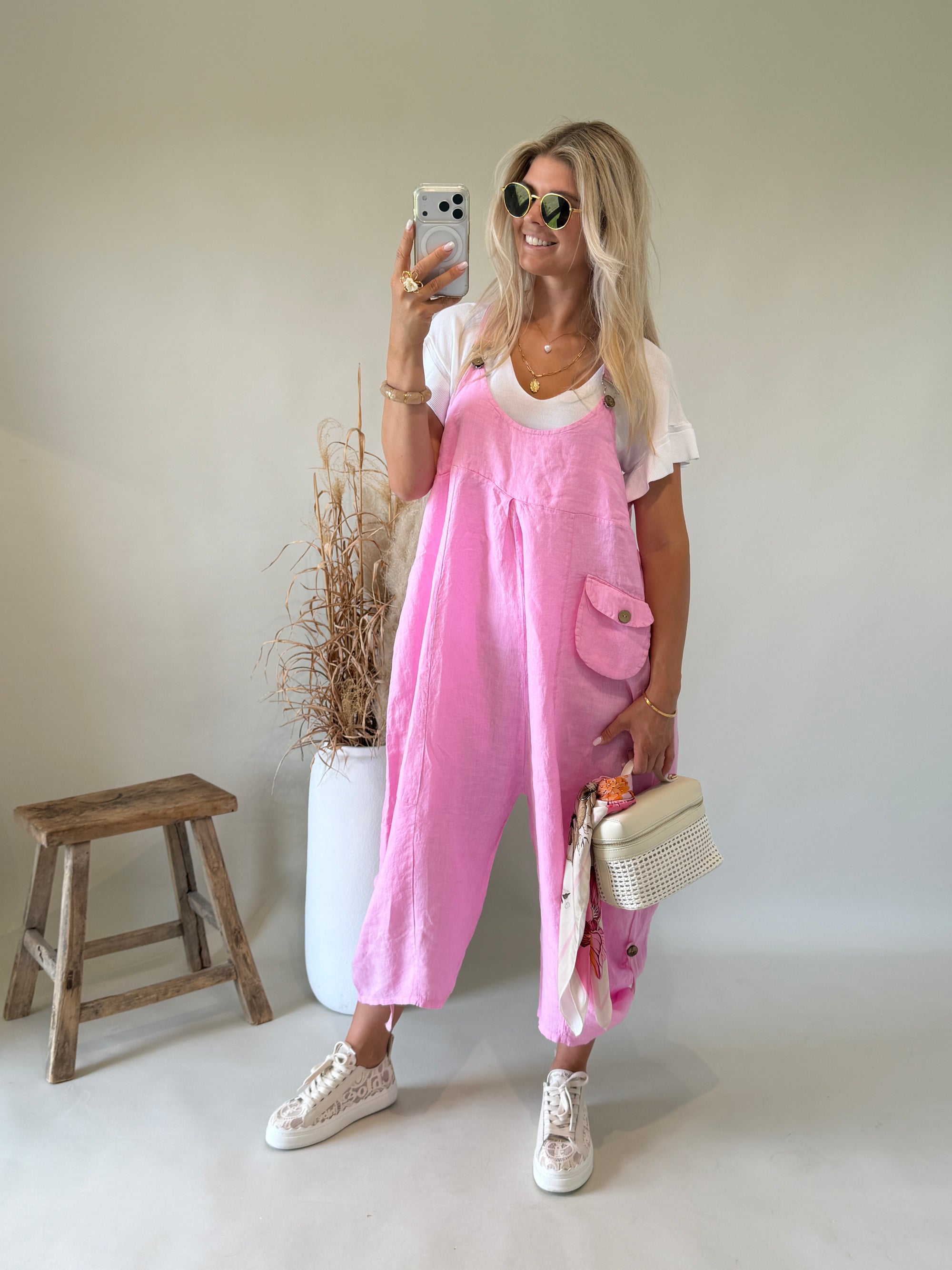 Jumpsuit in Rosa