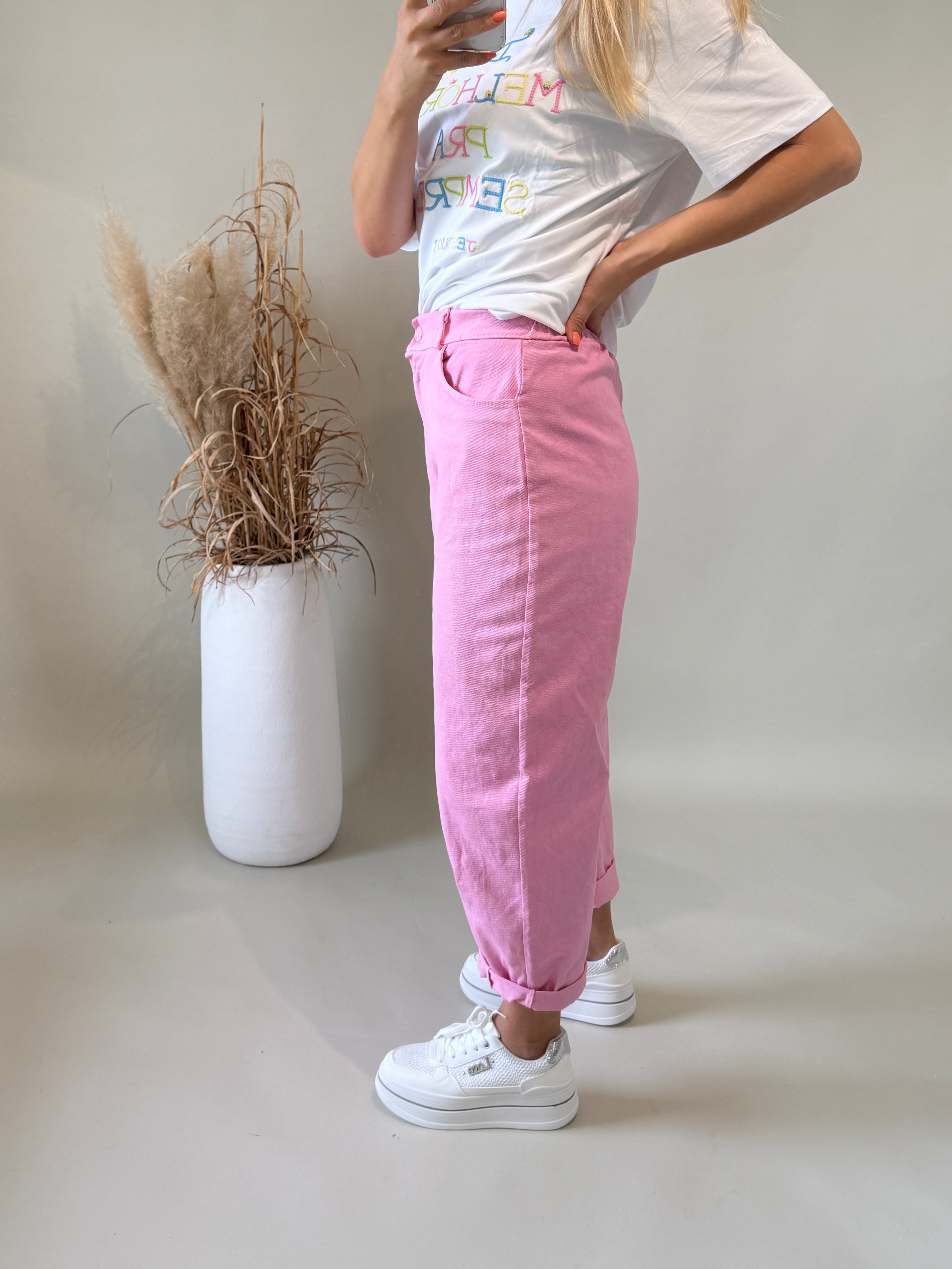 Jeans ( Ballon ) in Rosa