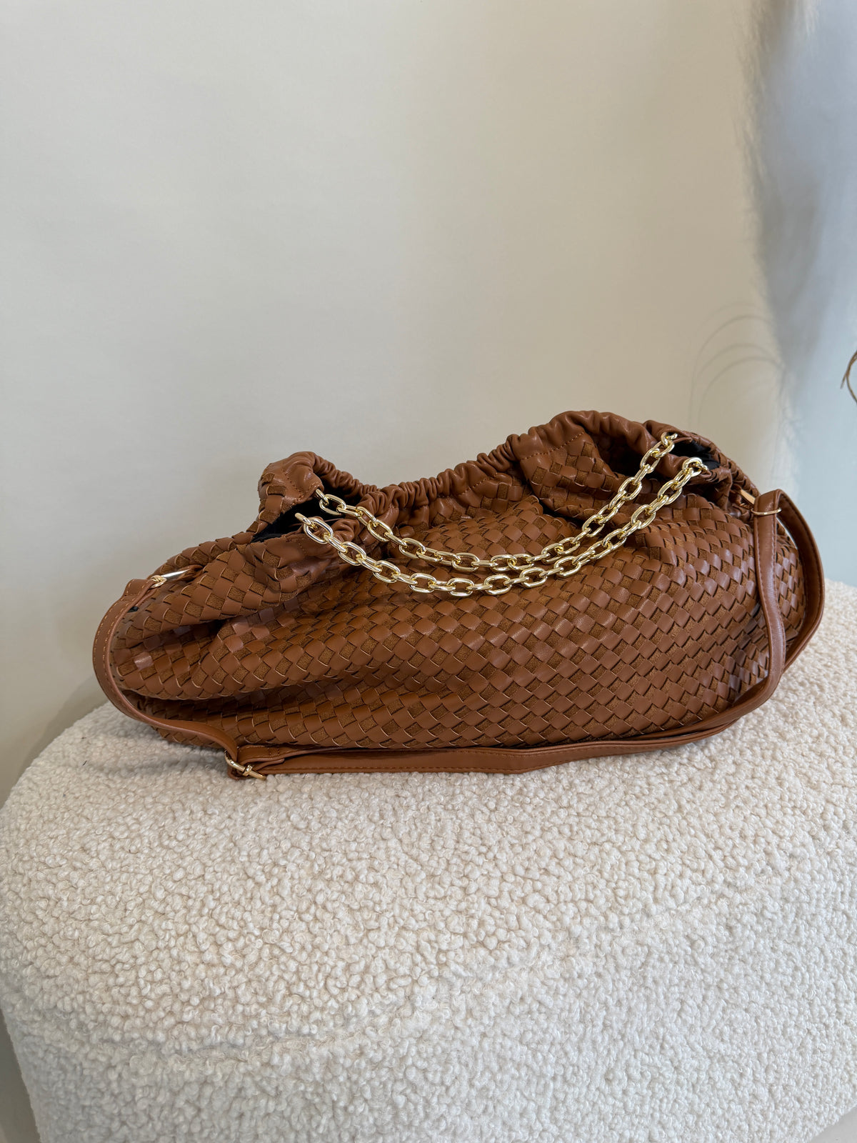 Tasche in Zimt ( Geflochten - Optik )