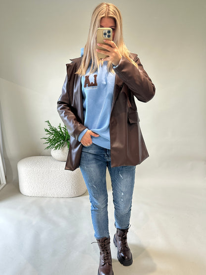 Jeans mit Gummizug hinten