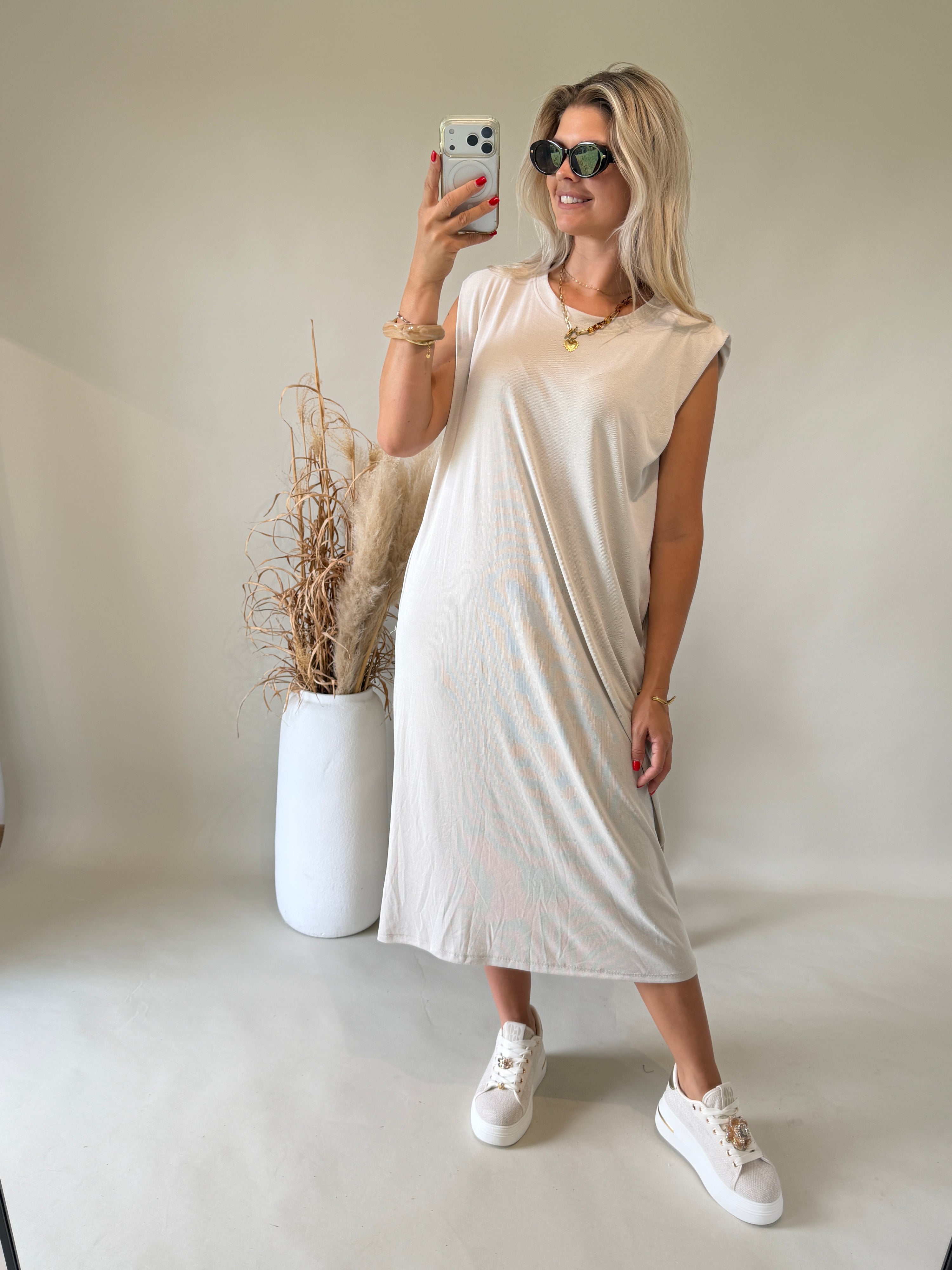 Kleid in Stein ( ärmellos )