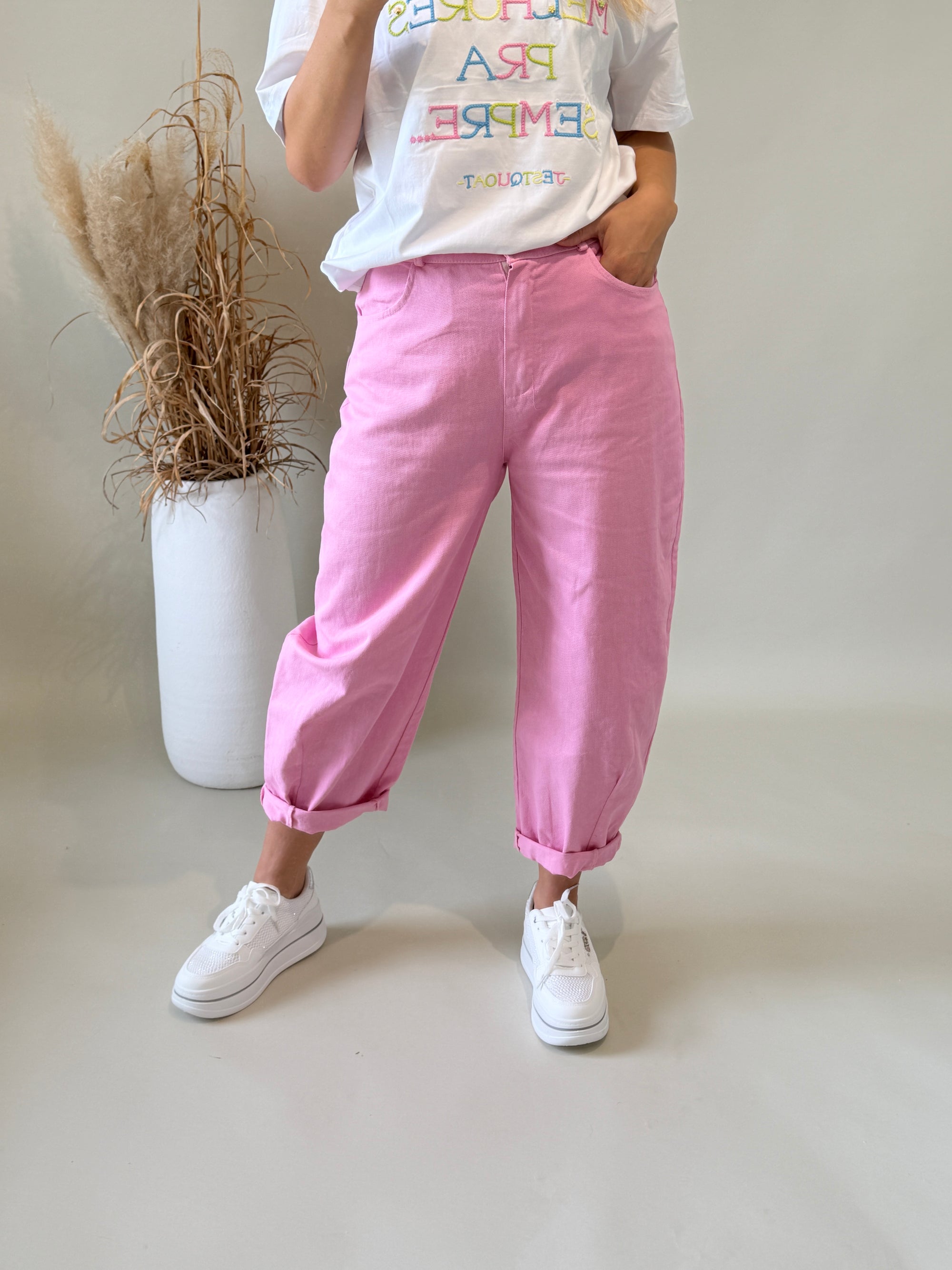 Jeans ( Ballon ) in Rosa