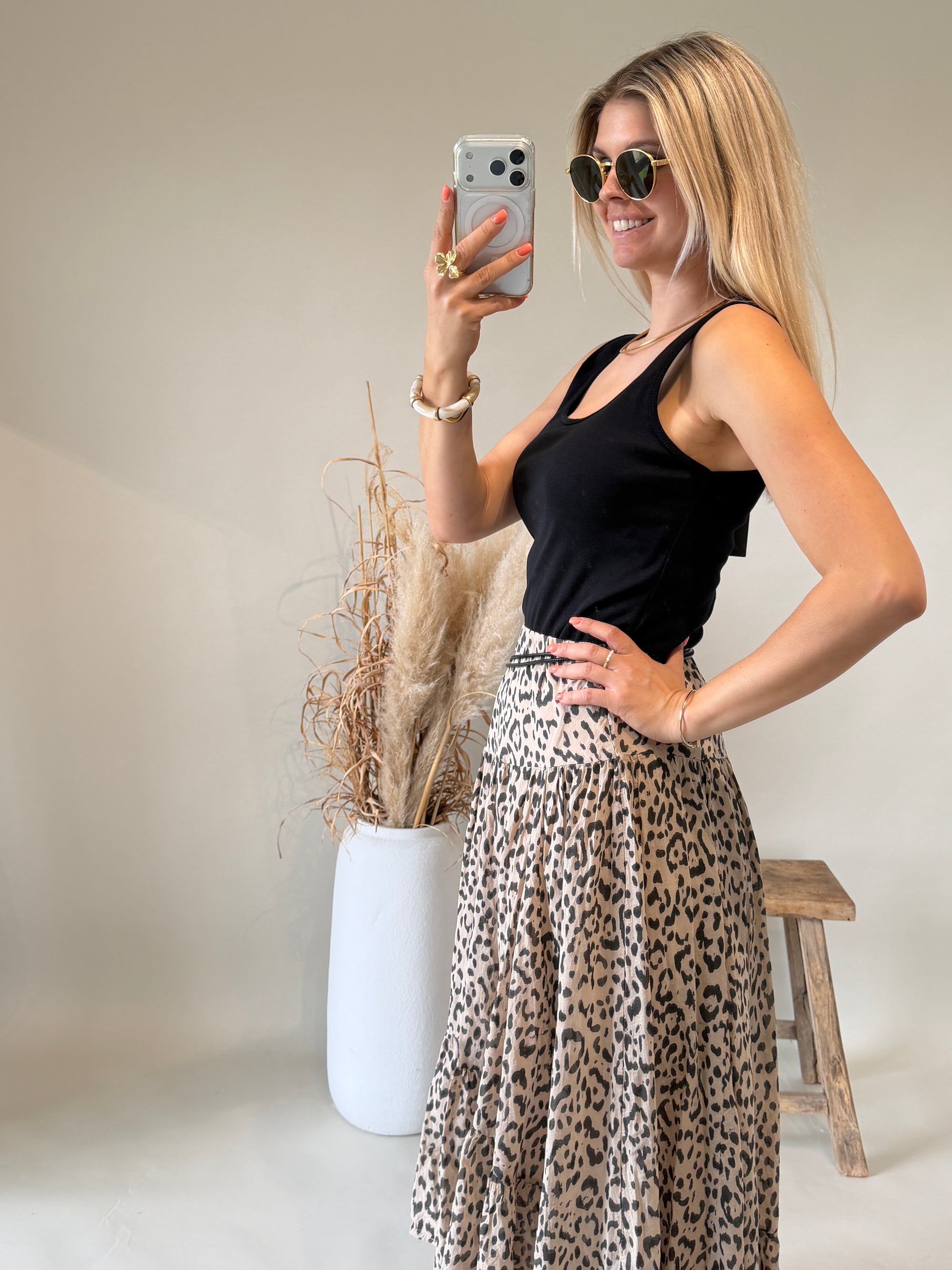 Top in Schwarz