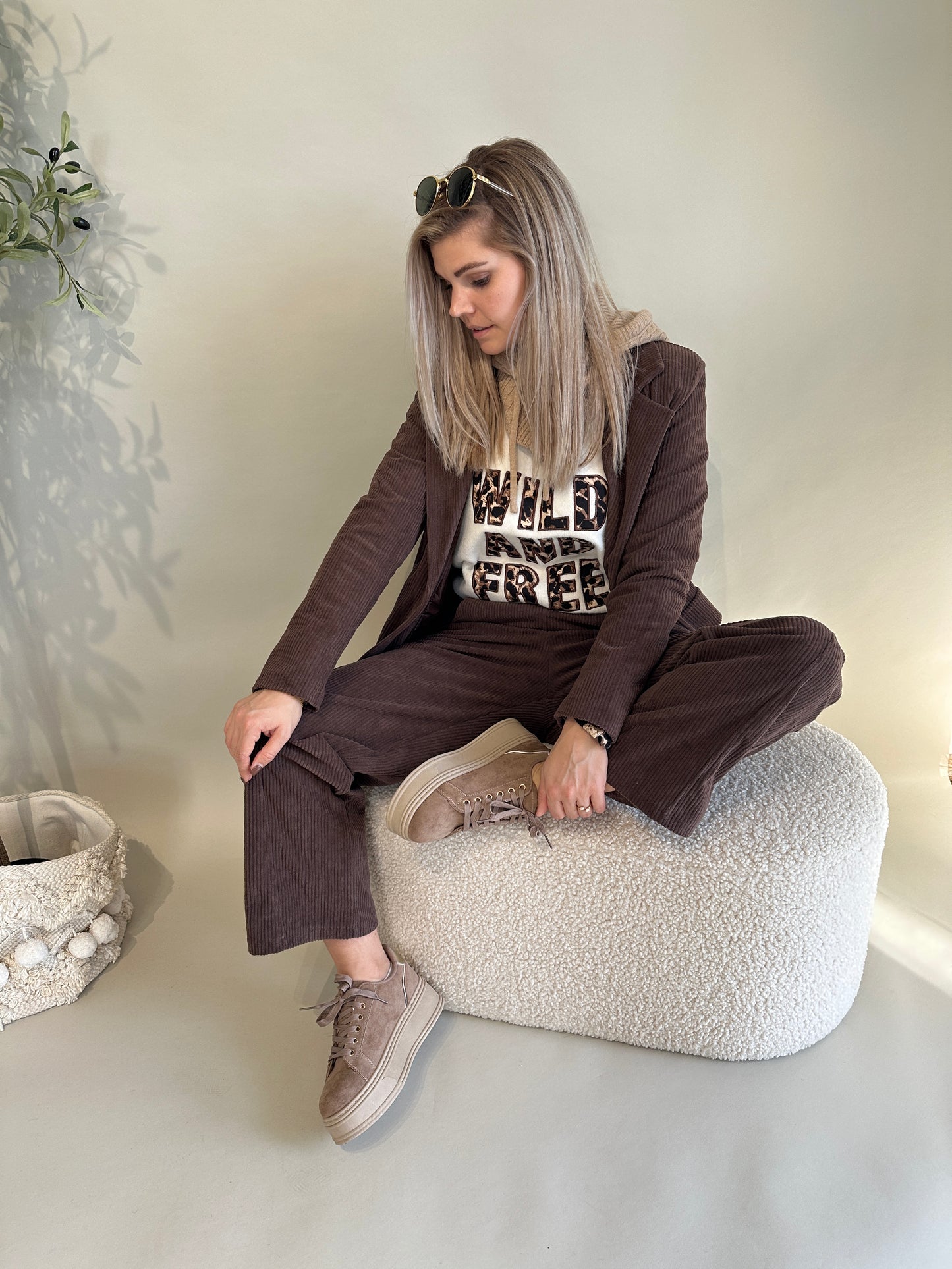 blazer in schokobraun ( cord )