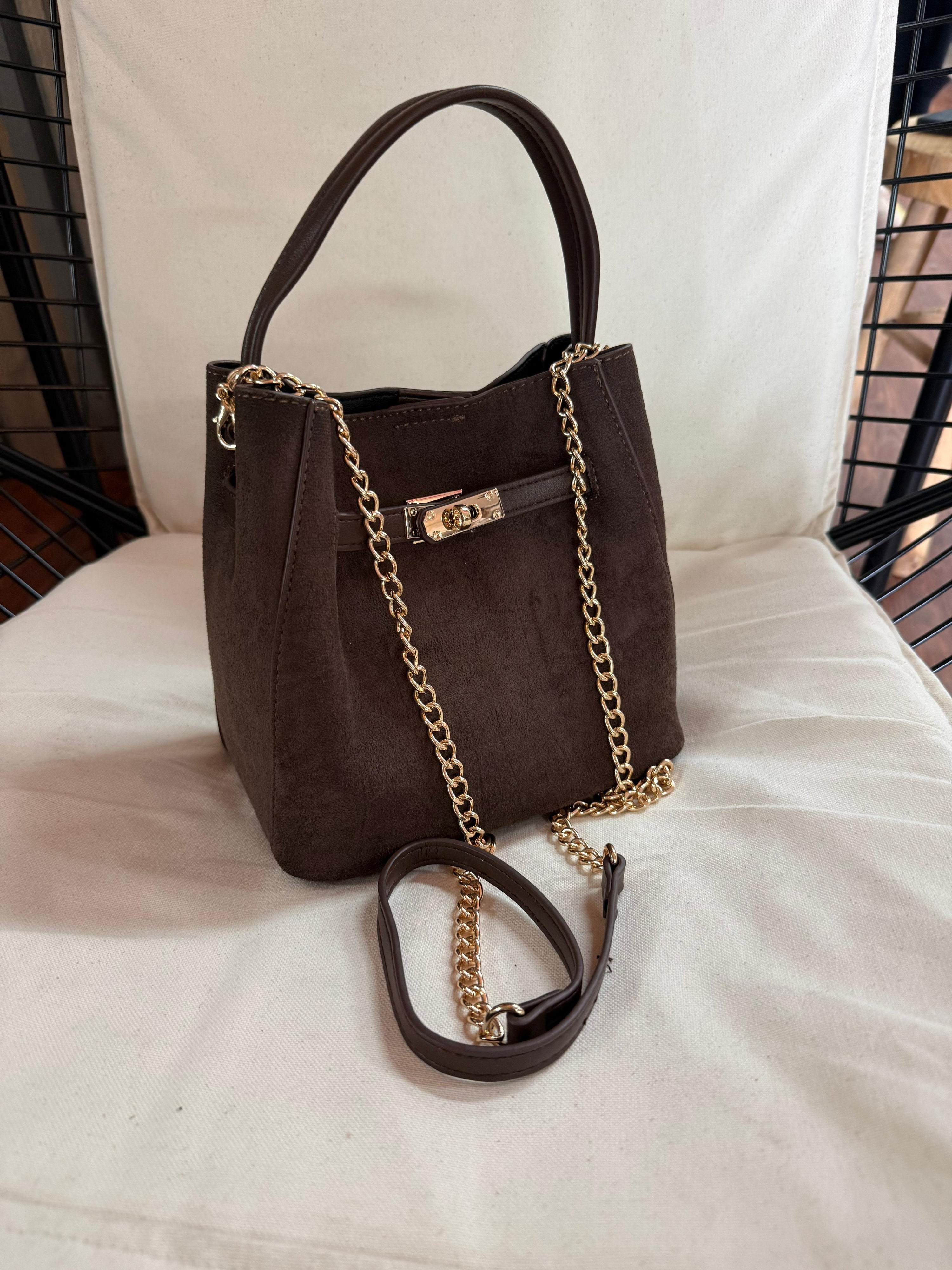 Tasche in Schokobraun