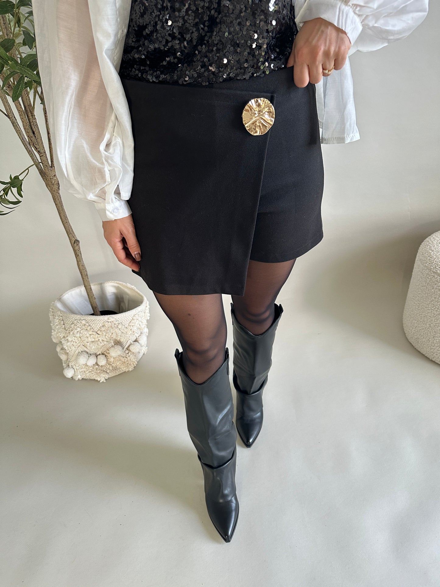 hosenrock in schwarz