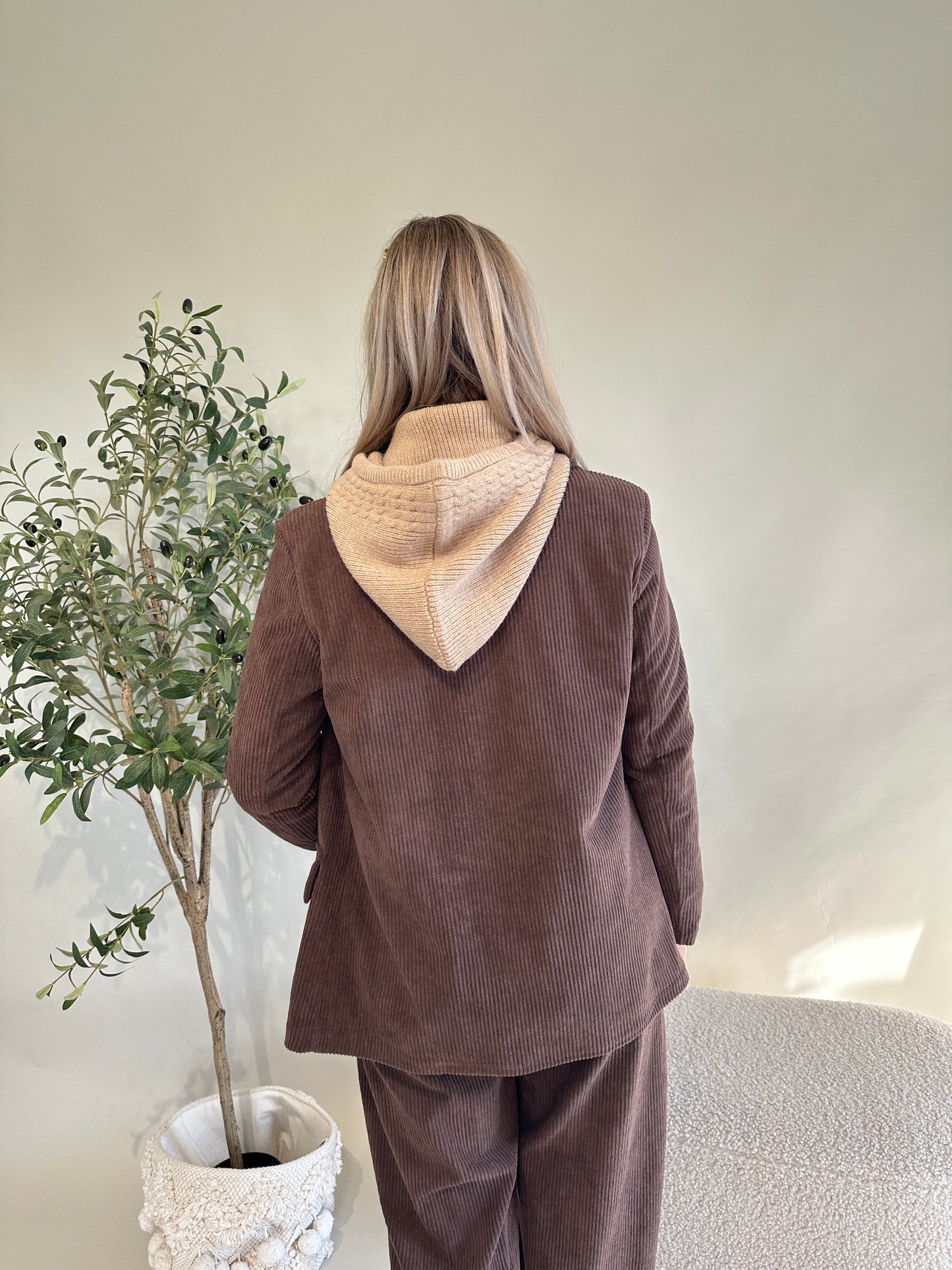 blazer in schokobraun ( cord )