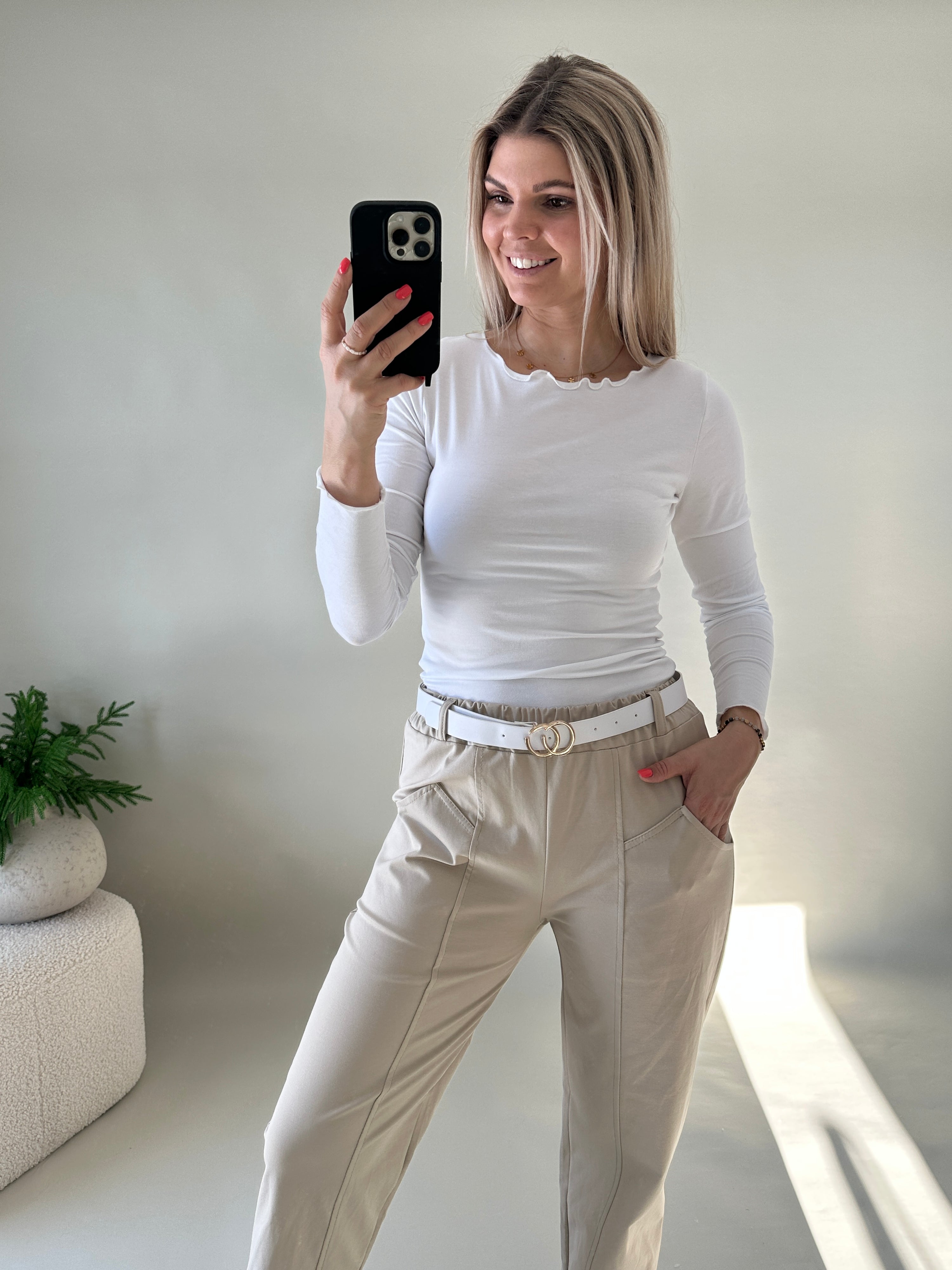 Shirt in Weiß