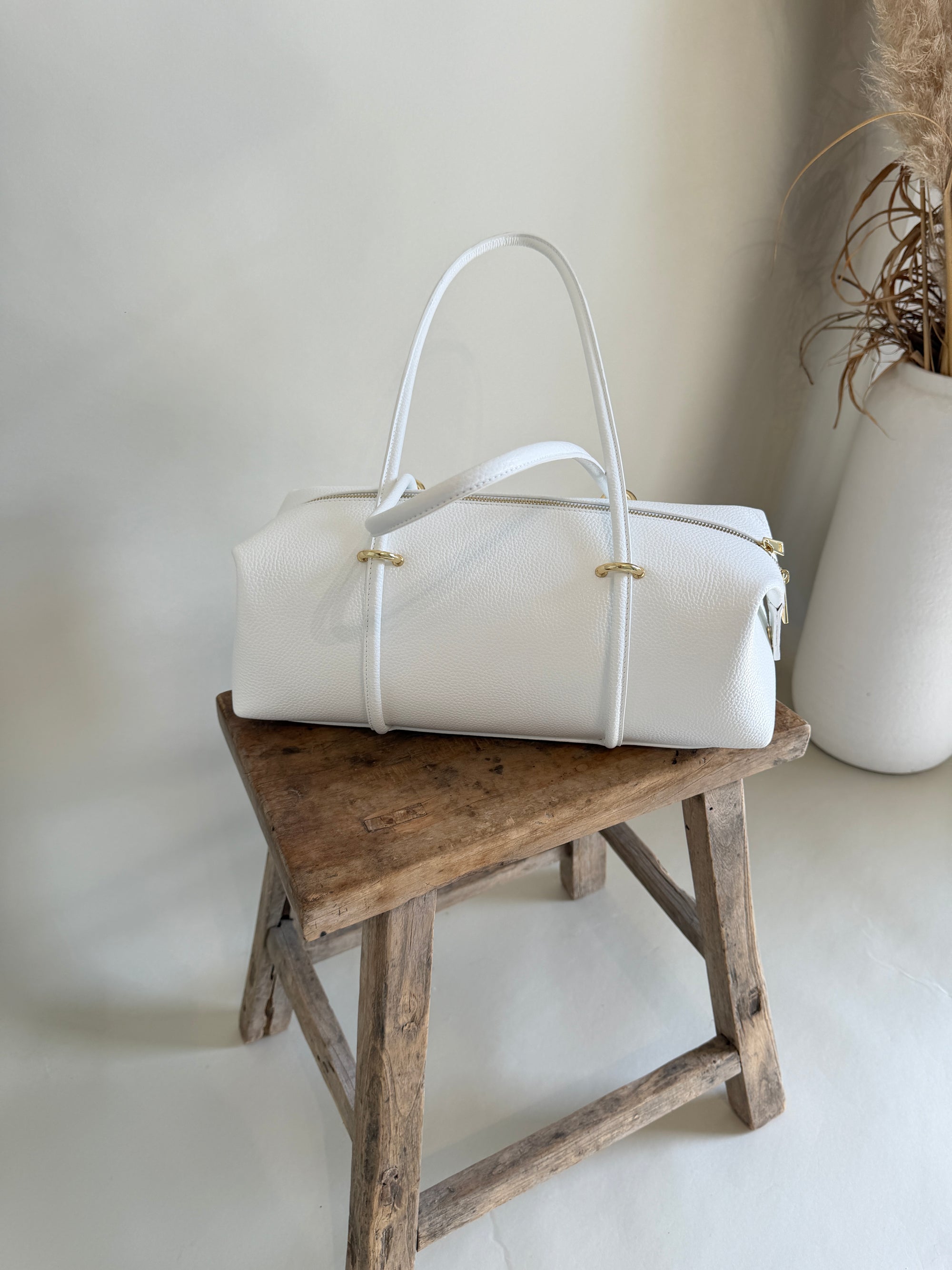 Tasche in Weiß ( Echtleder )