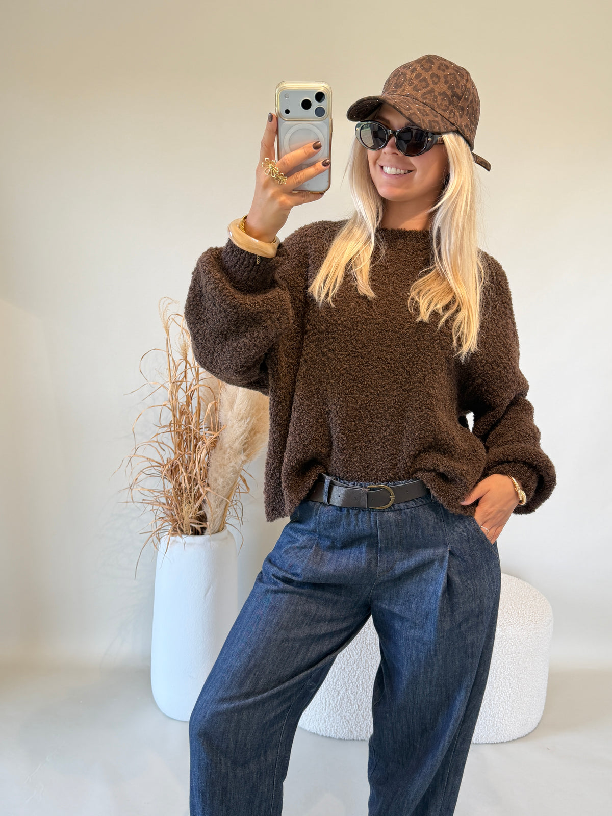 Pullover in Schokobraun