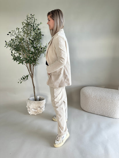 Blazer in Wollweiß ( Cord )