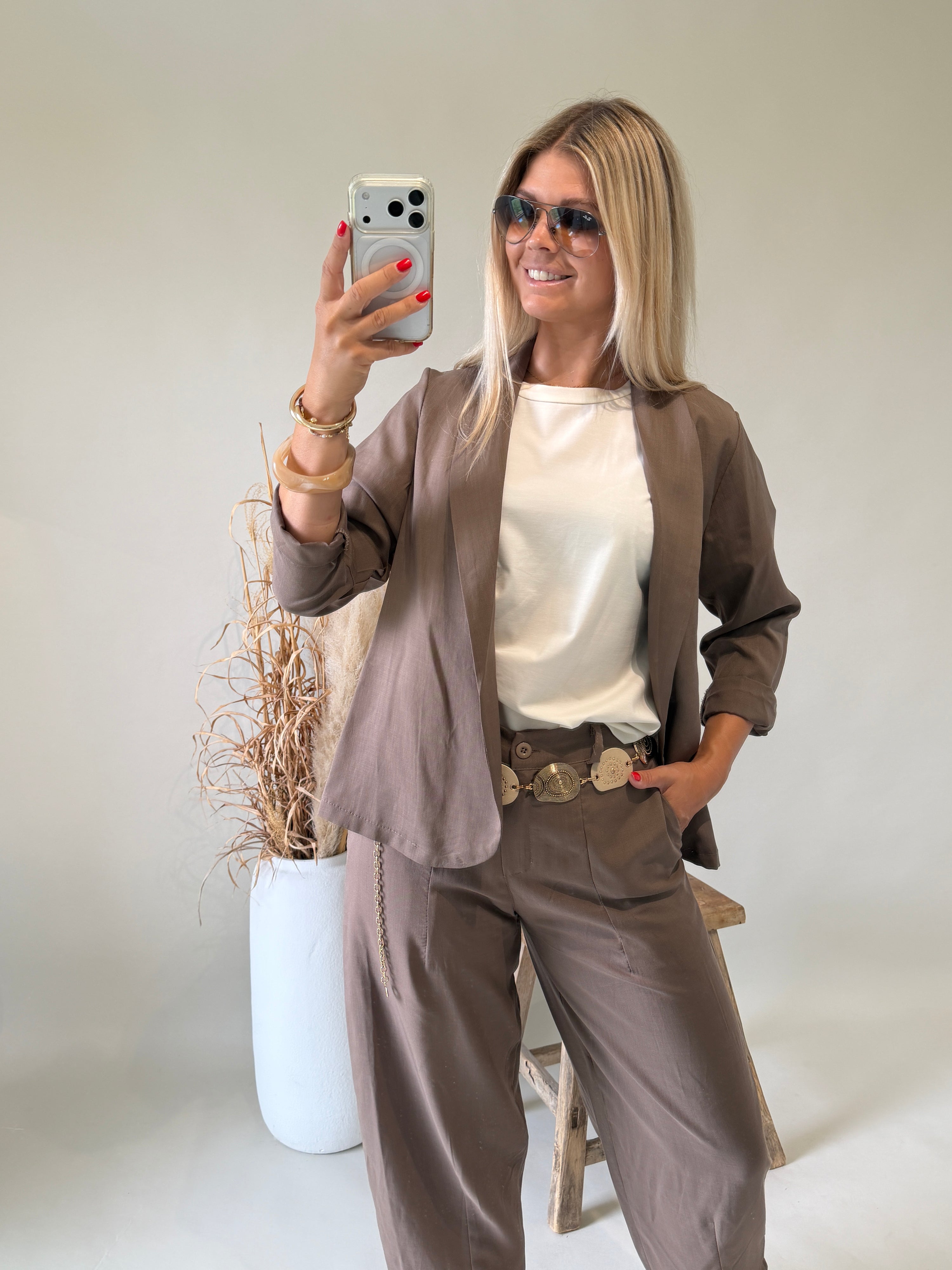 Jacke in Braun