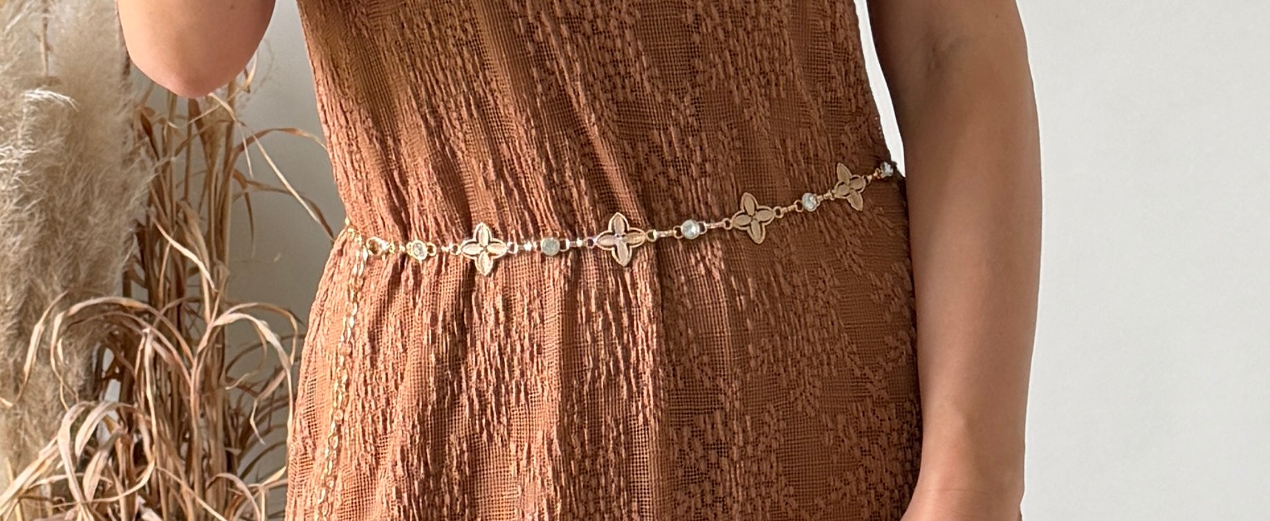 Gürtel mit Glitzer ( Kettengürtel )