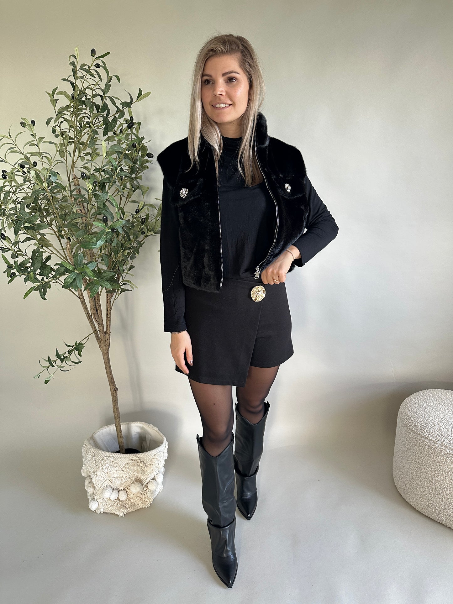 hosenrock in schwarz