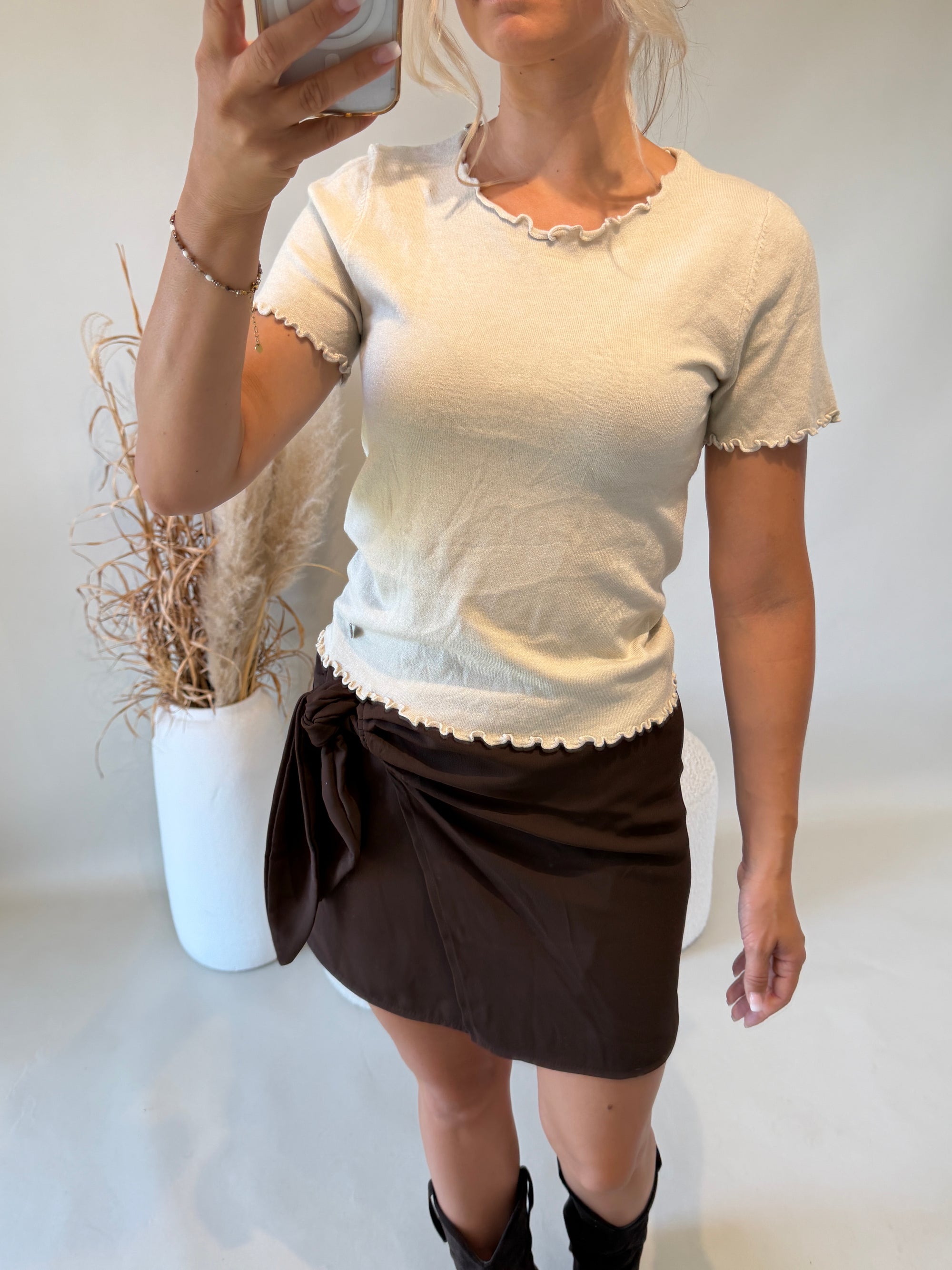 Pullover in Beige ( Kurzarm )