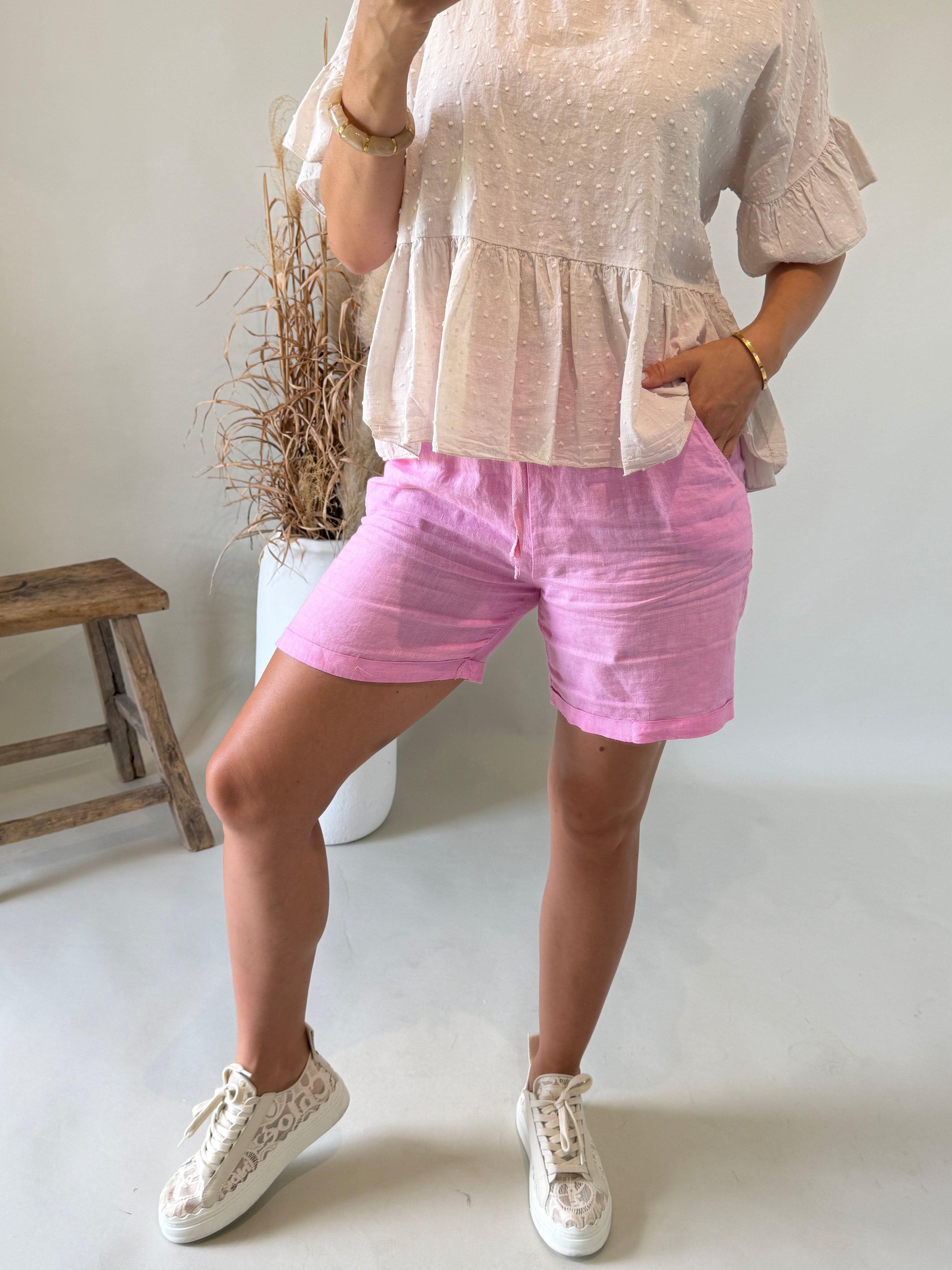 Hose (Kurz) in Rosa