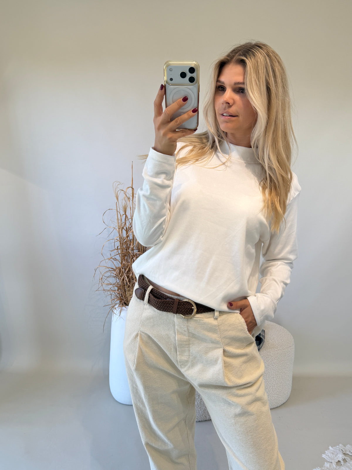 Shirt in Weiß