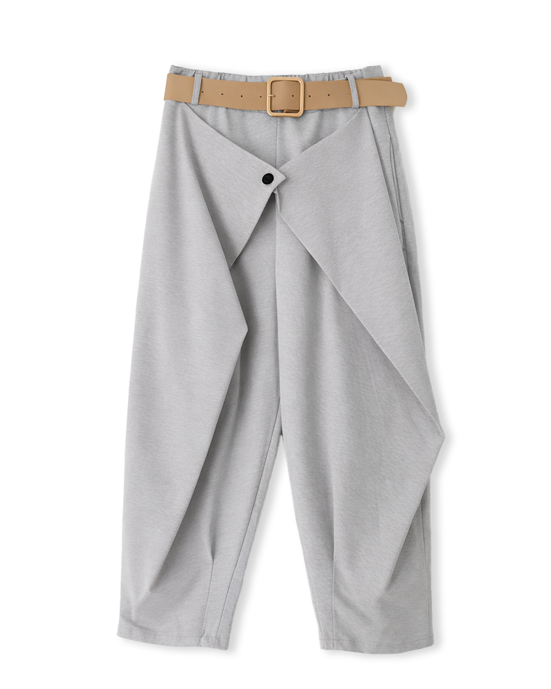 Baggyhose in Hellgrau