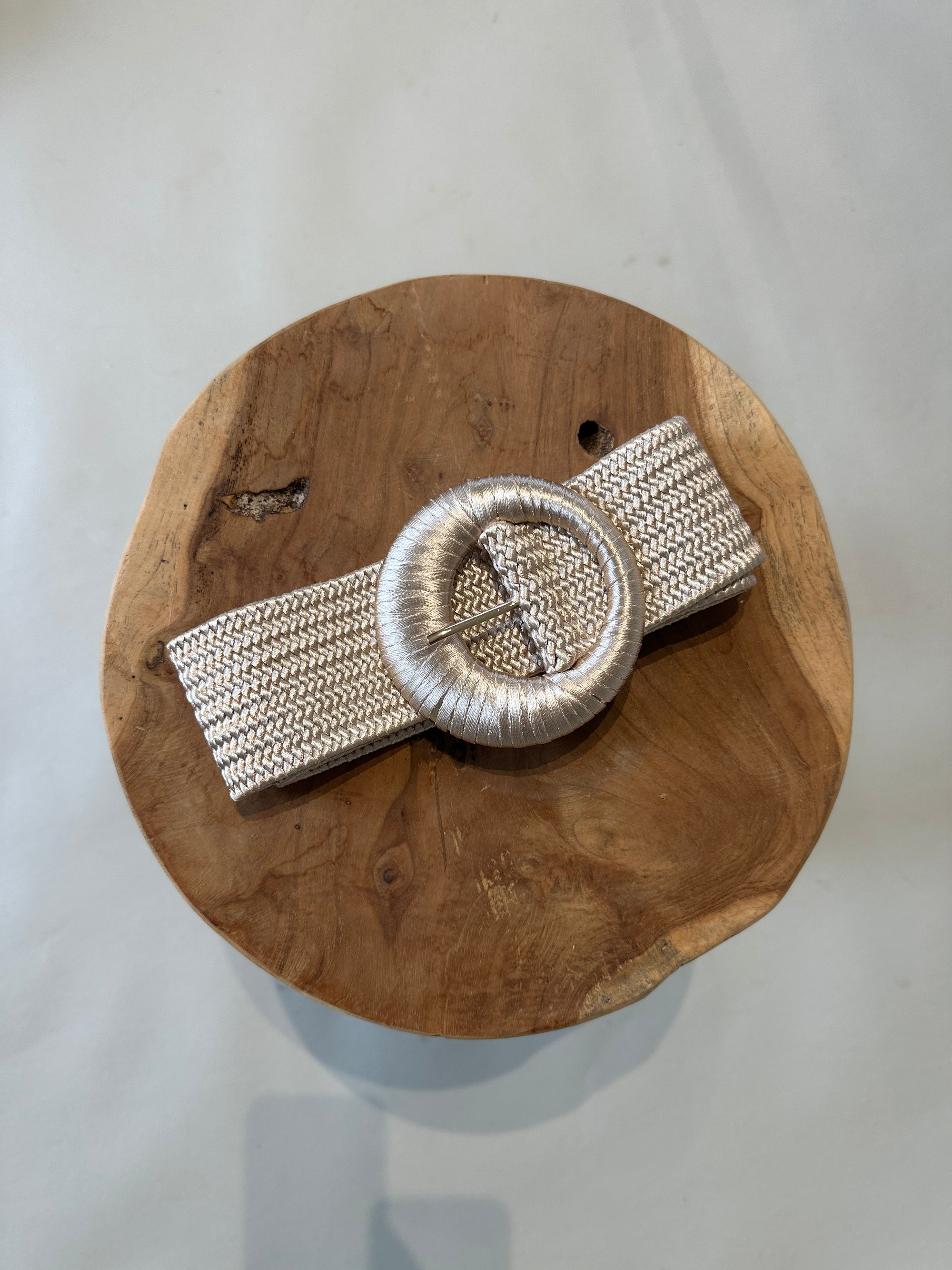 Gummigürtel in Gold