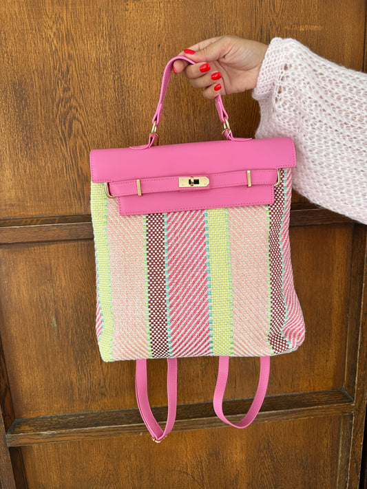 Rucksack in Pink(Bunt)