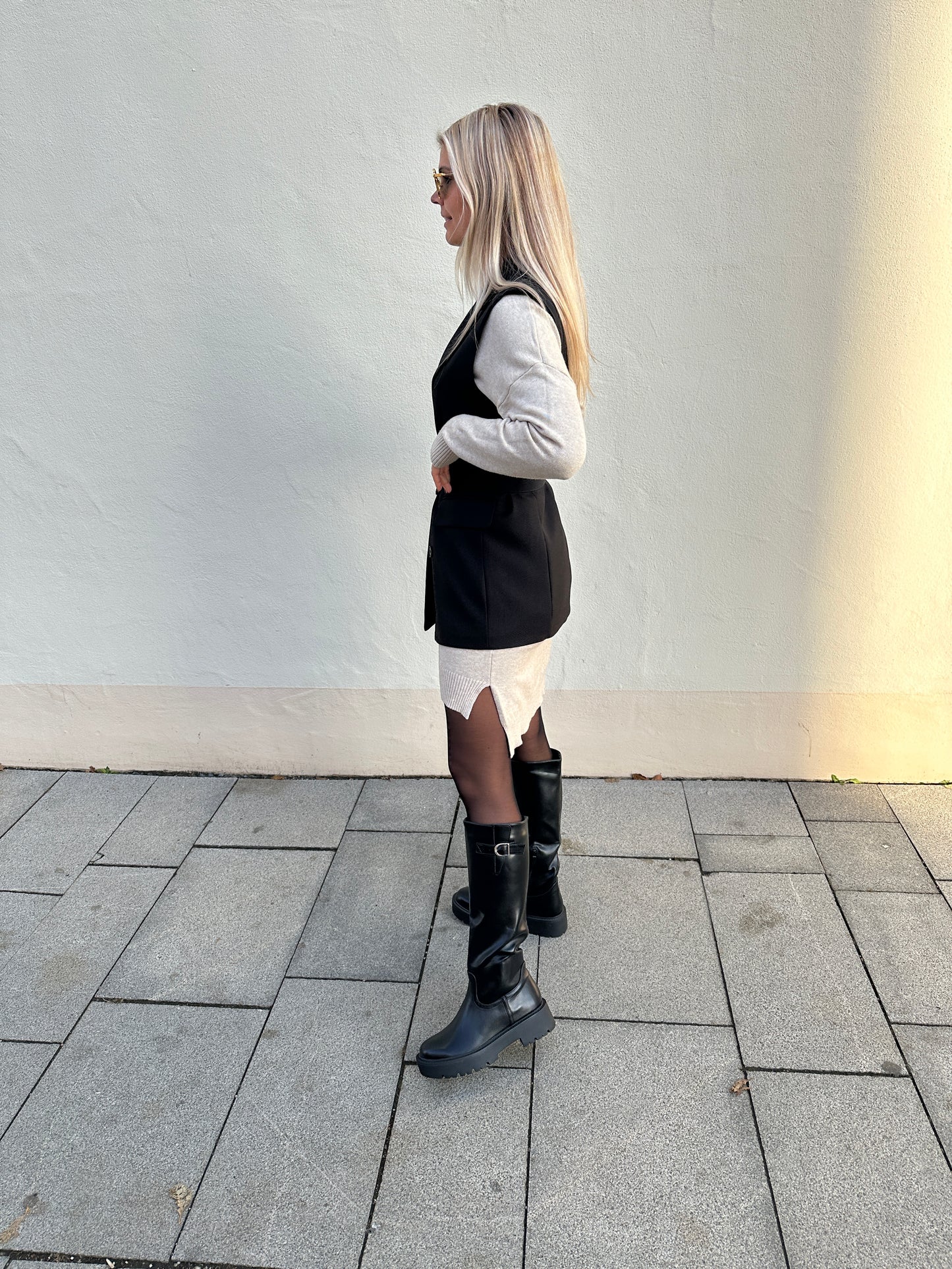 stiefel in schwarz