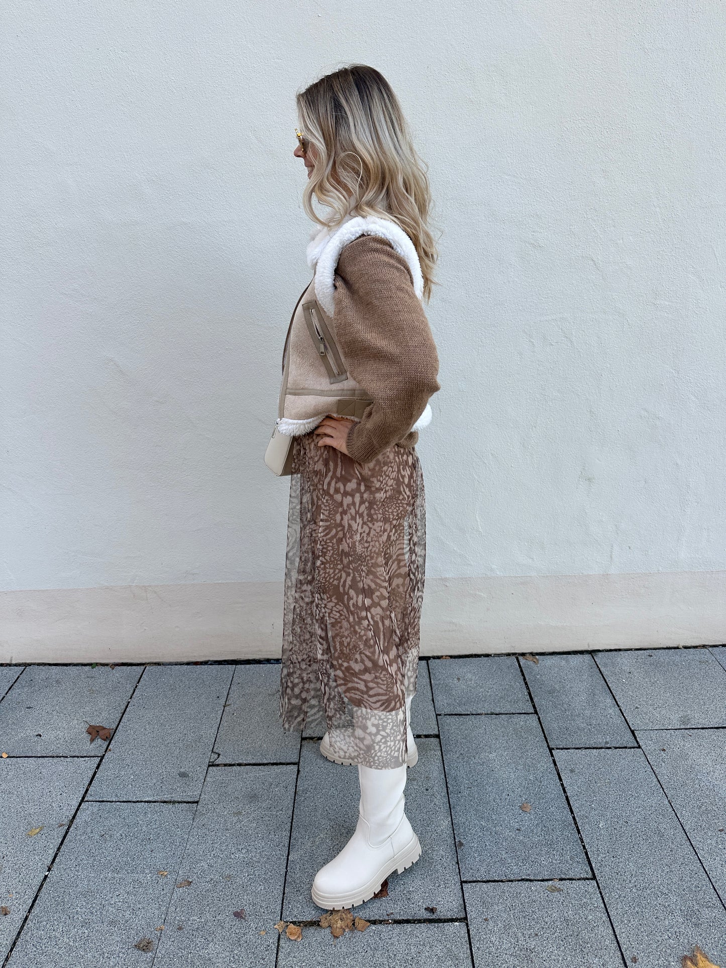 kleid mit pullover( 2teiler) in zimt