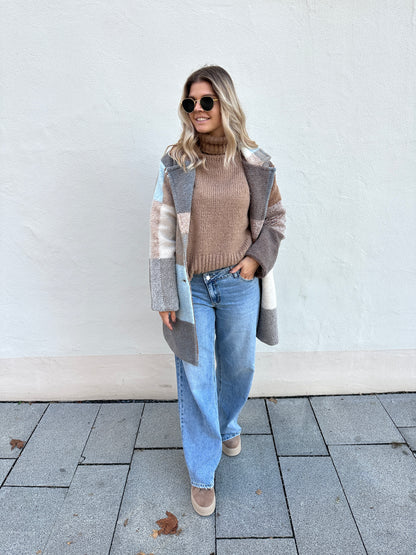 Jeans Wide Leg (Reißverschluß schief)