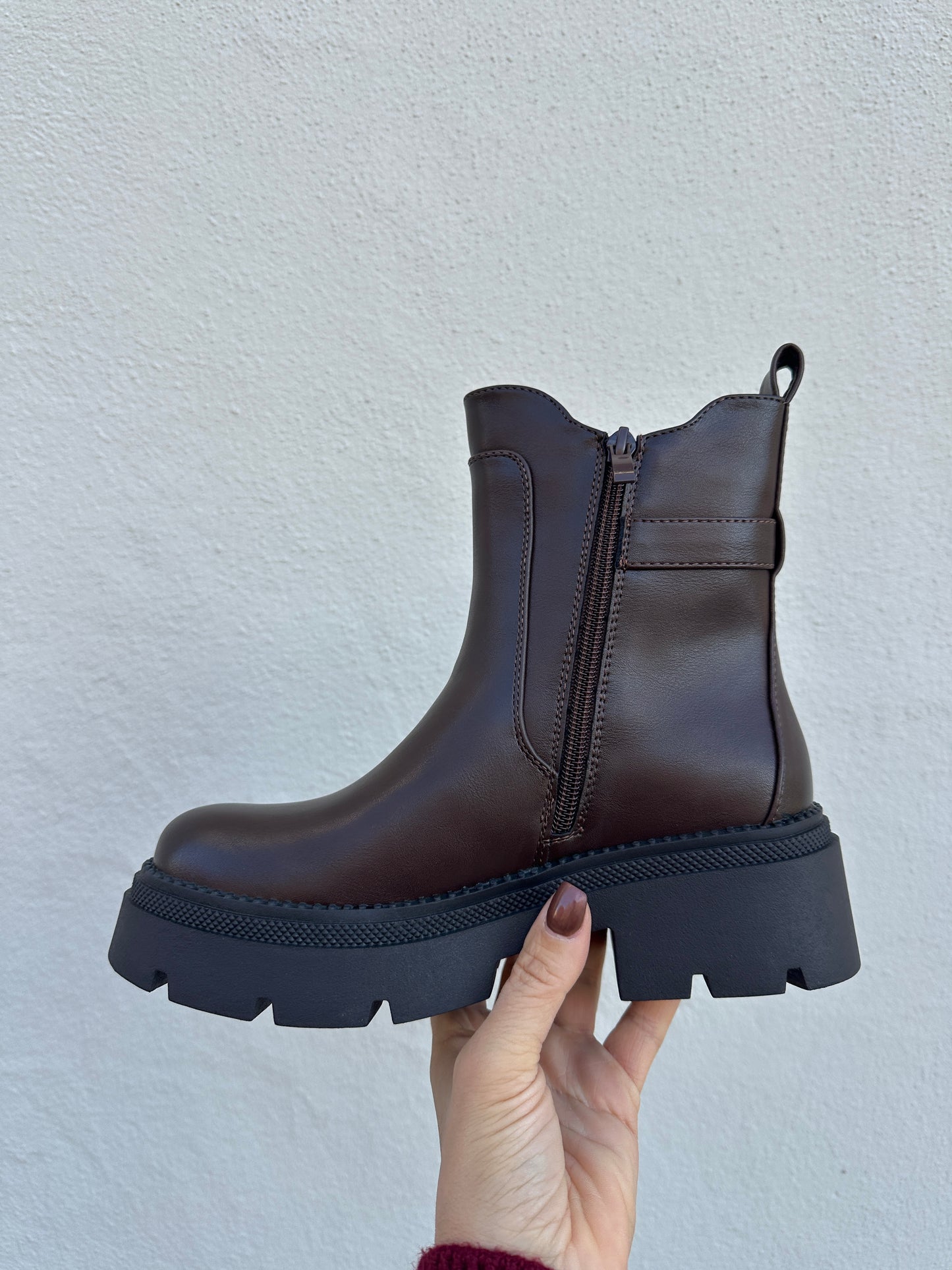 boots in schokobraun