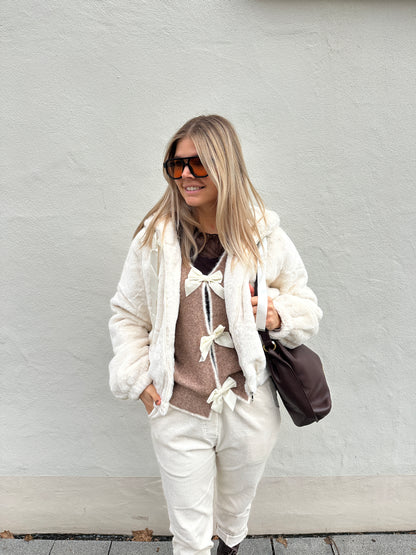 Felljacke Sandfarben