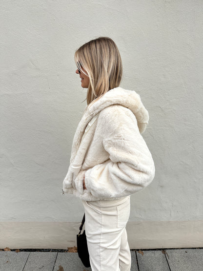 Felljacke Sandfarben