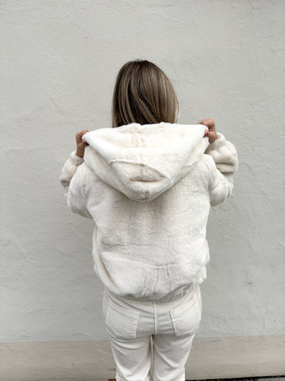 Felljacke Sandfarben